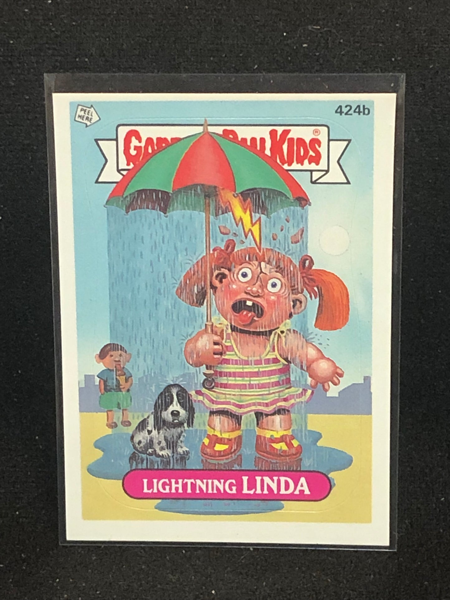 Garbage Pail Kids Original Series 11 (os11) 424b Lightning Linda