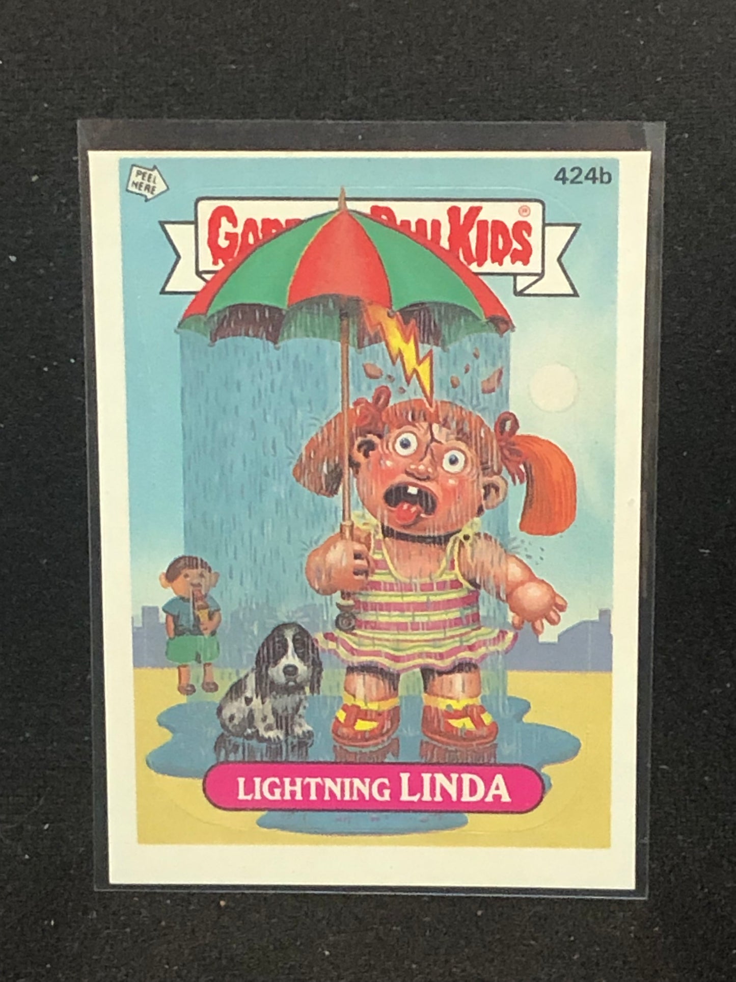 Garbage Pail Kids Original Series 11 (os11) 424b Lightning Linda
