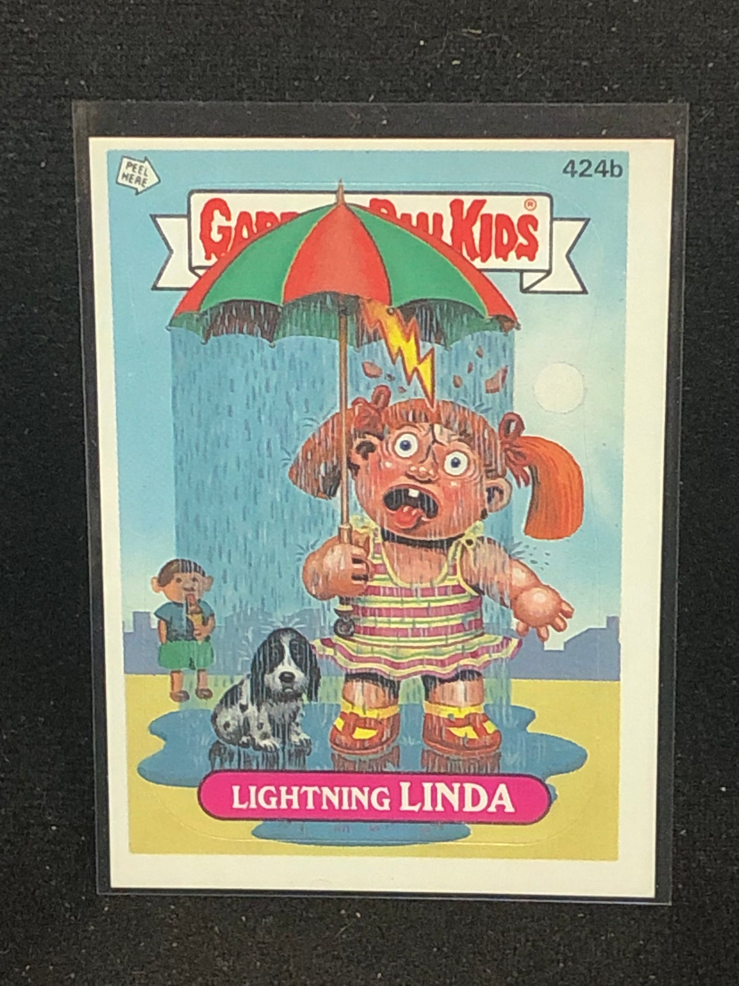 Garbage Pail Kids Original Series 11 (os11) 424b Lightning Linda