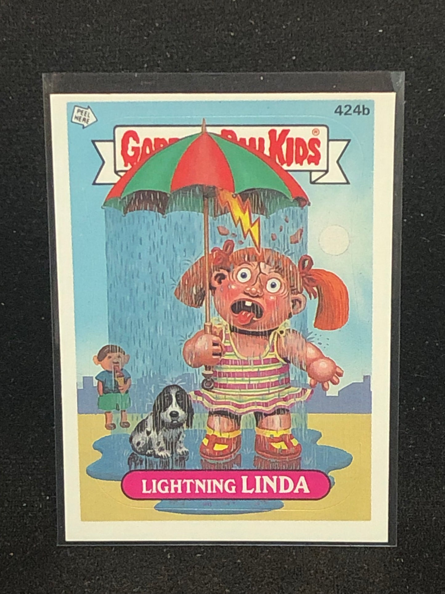 Garbage Pail Kids Original Series 11 (os11) 424b Lightning Linda