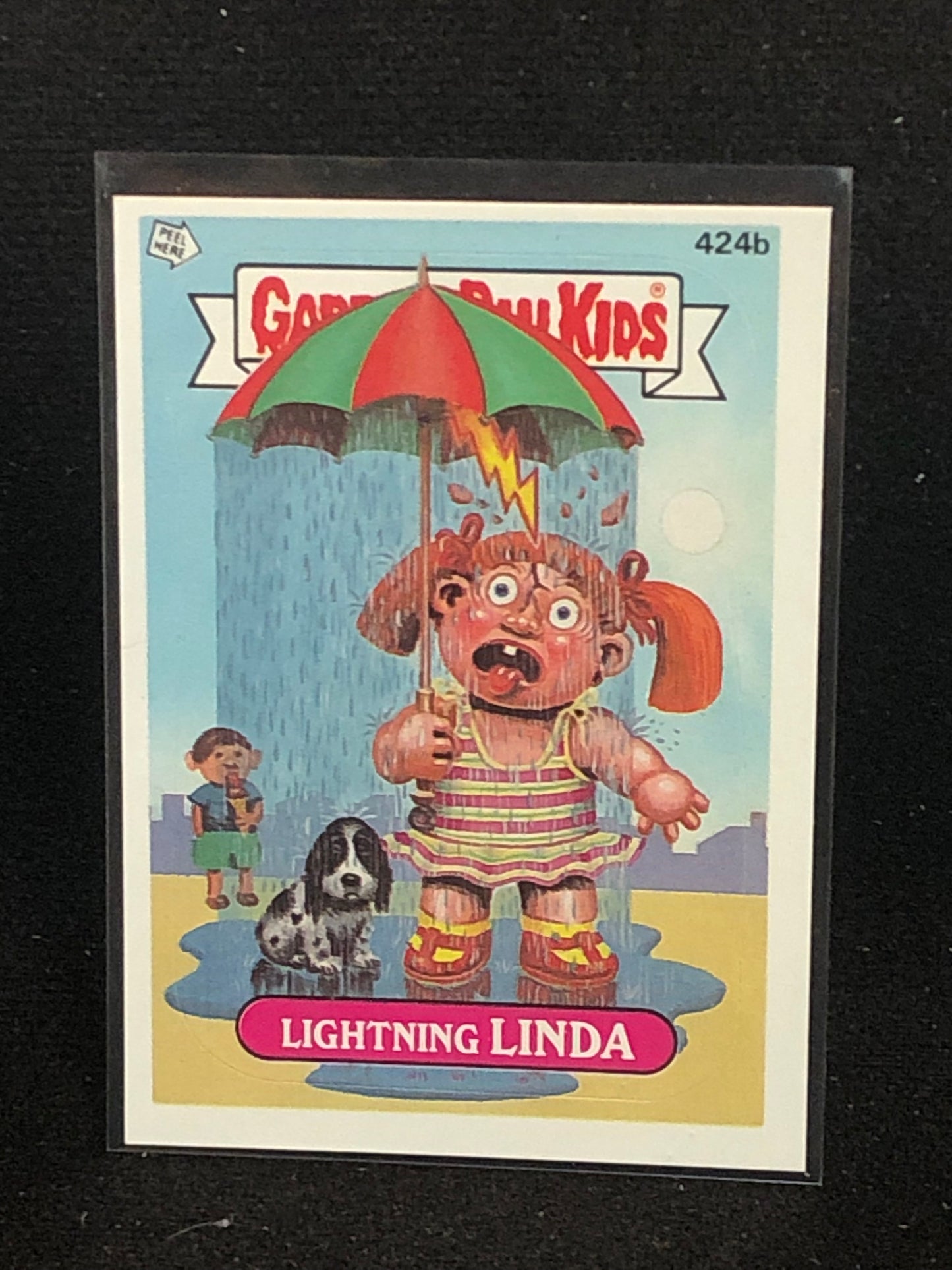 Garbage Pail Kids Original Series 11 (os11) 424b Lightning Linda