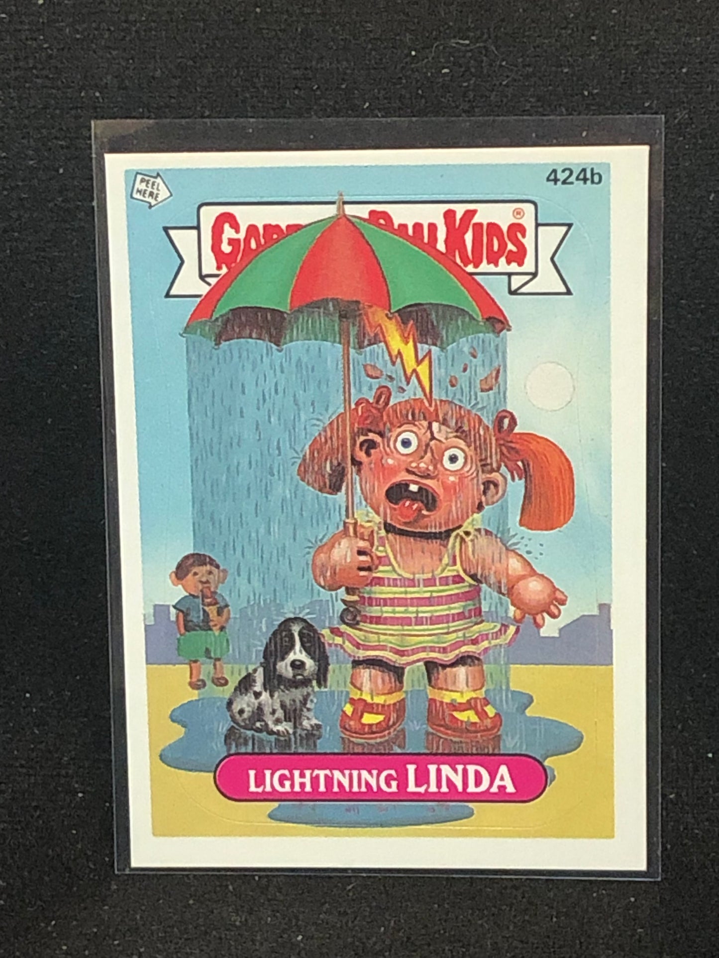 Garbage Pail Kids Original Series 11 (os11) 424b Lightning Linda
