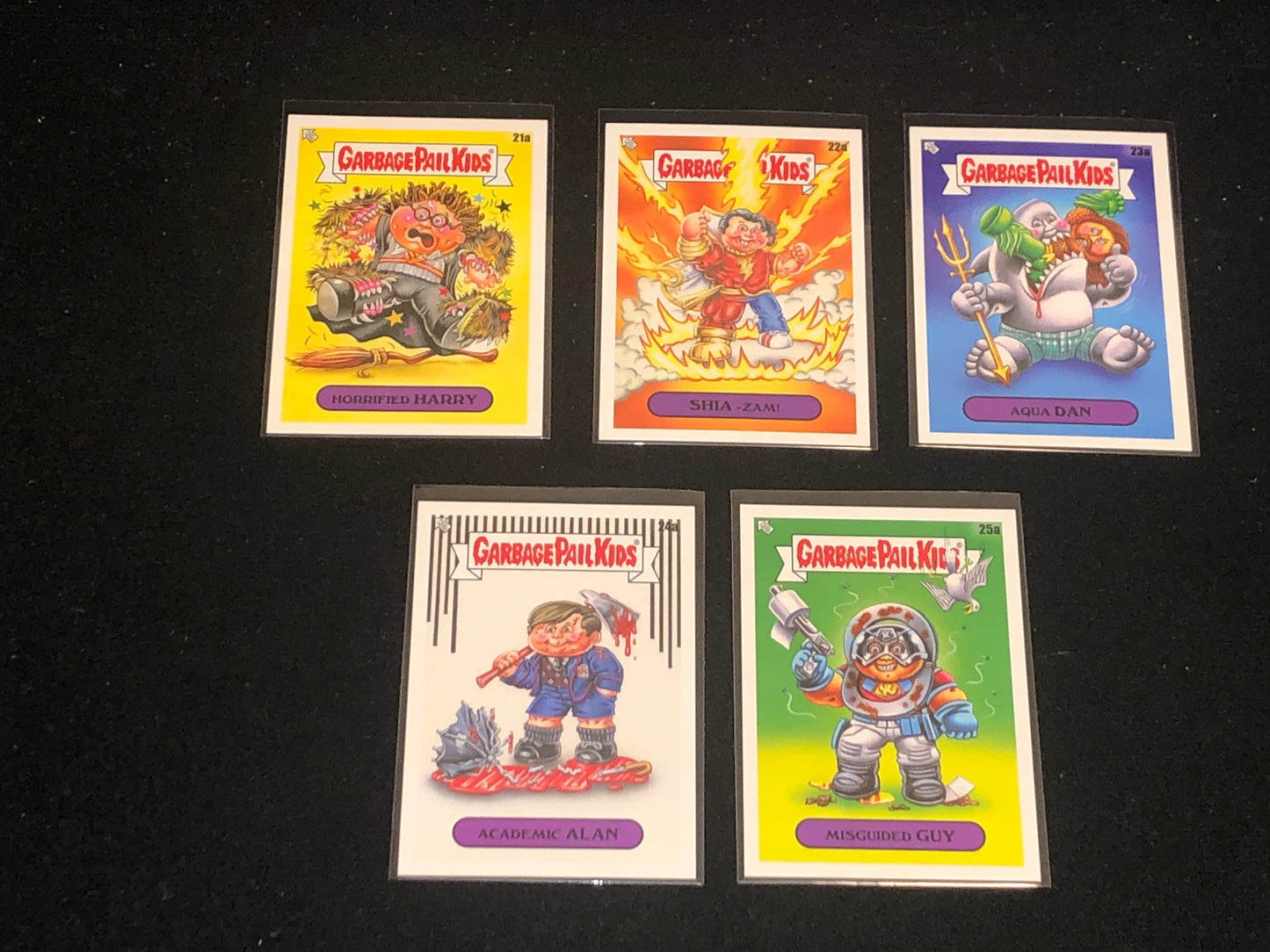 Garbage Pail Kids Bookworms Gross Adaptations 5 Card (#21-#25) Set (Walmart Toy Isle Exclusive)