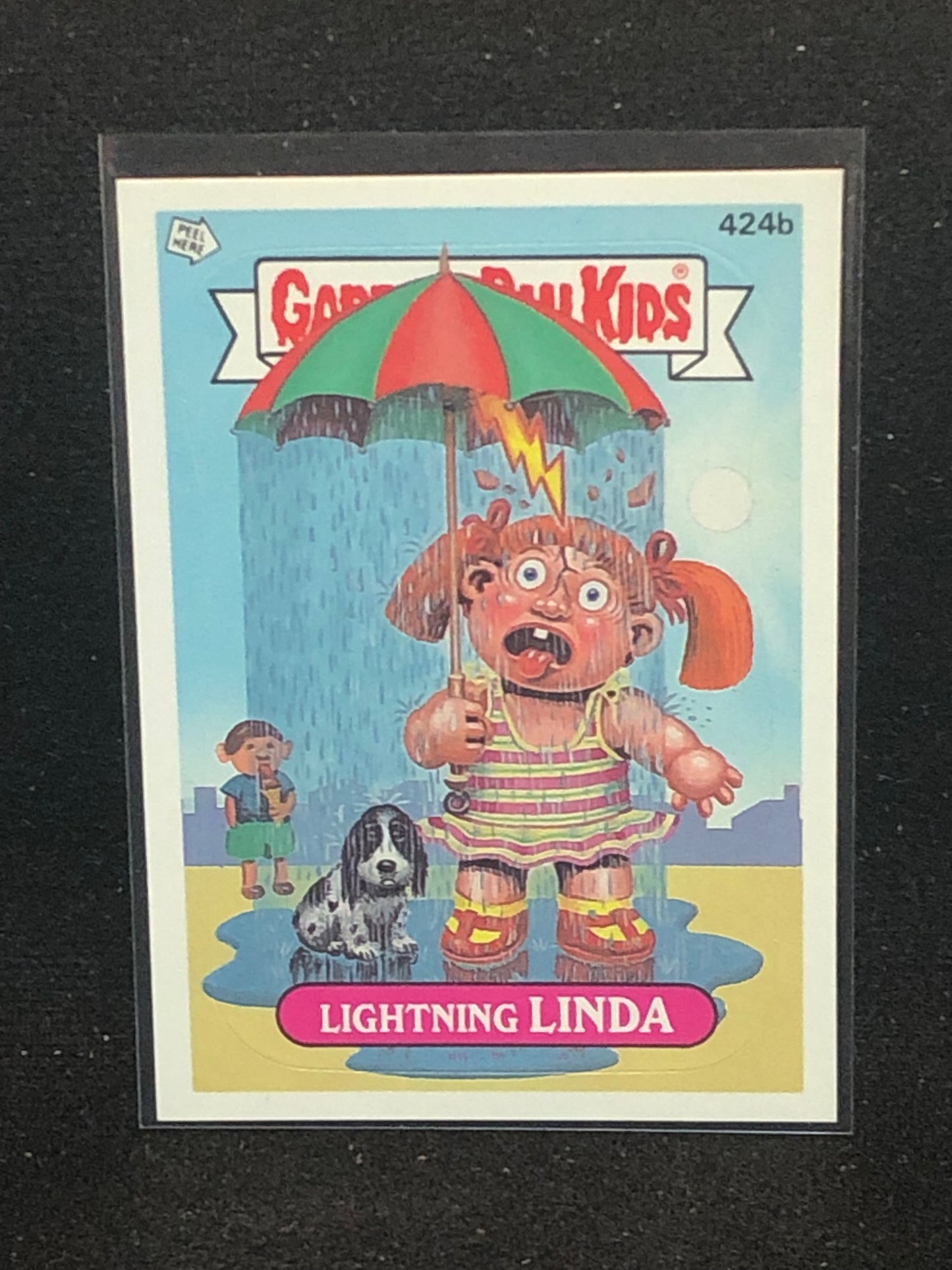 Garbage Pail Kids Original Series 11 (os11) 424b Lightning Linda