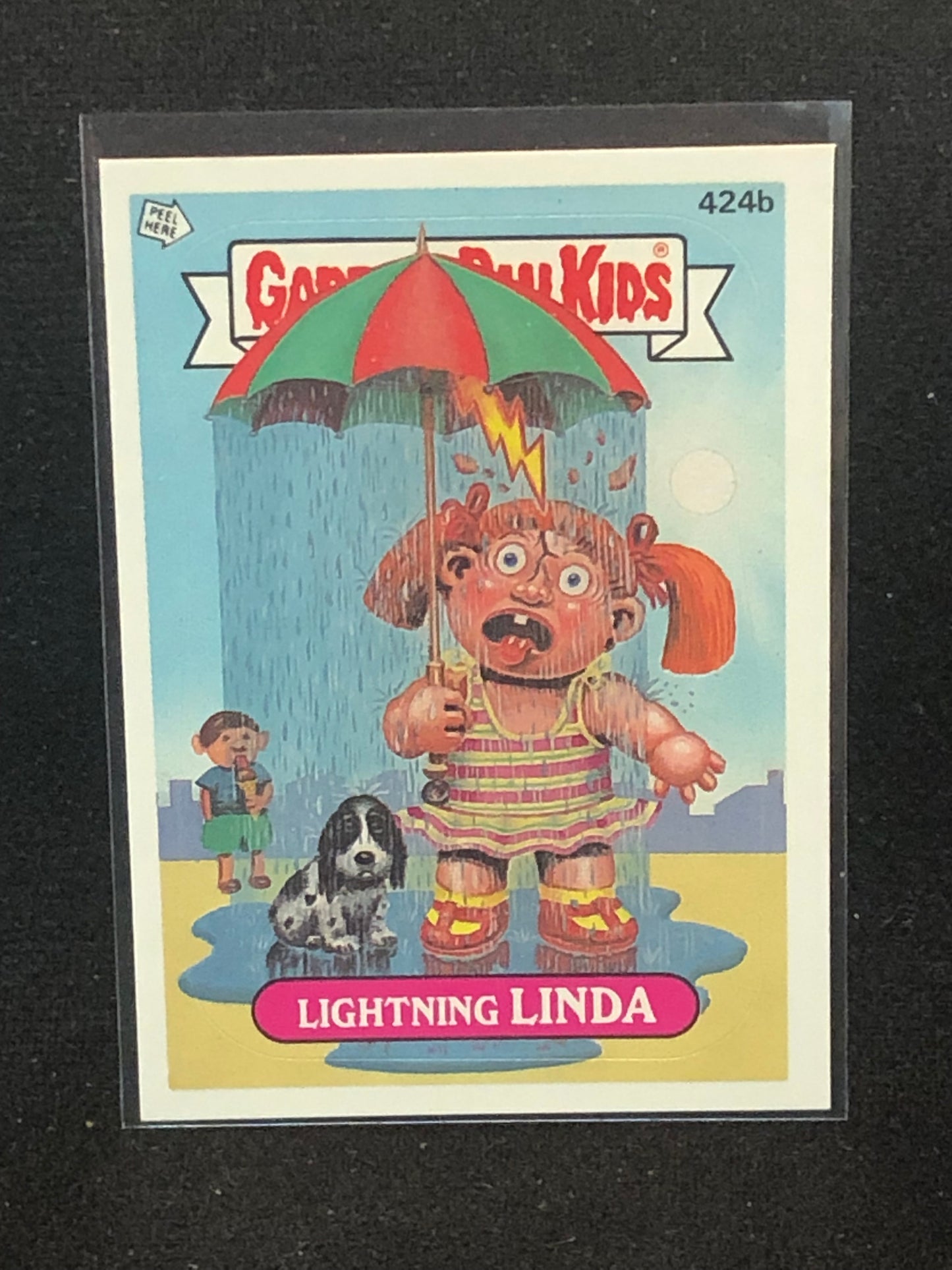Garbage Pail Kids Original Series 11 (os11) 424b Lightning Linda