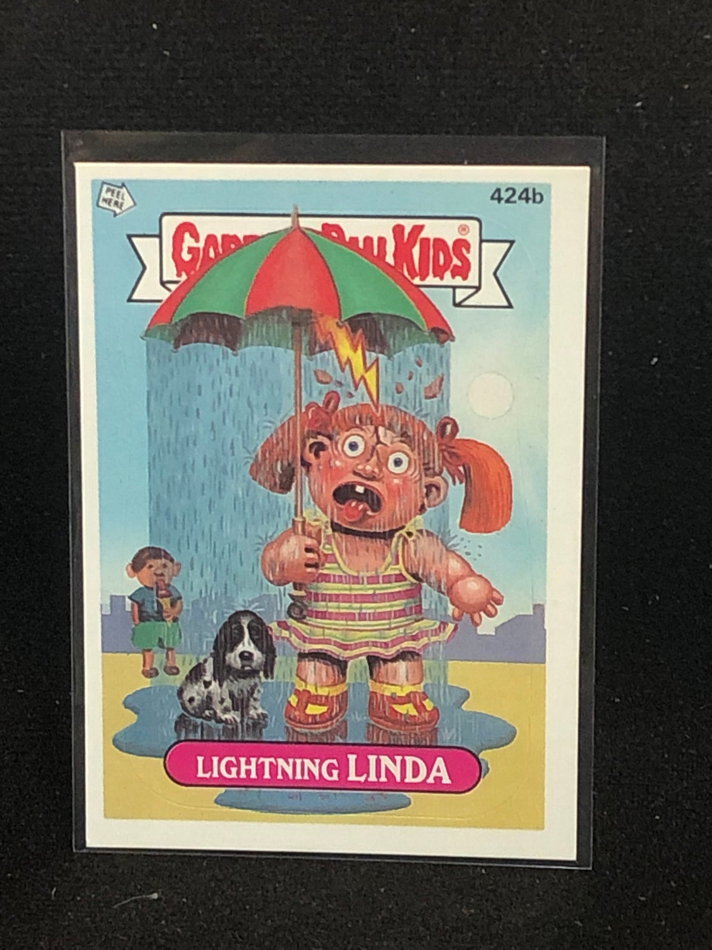 Garbage Pail Kids Original Series 11 (os11) 424b Lightning Linda