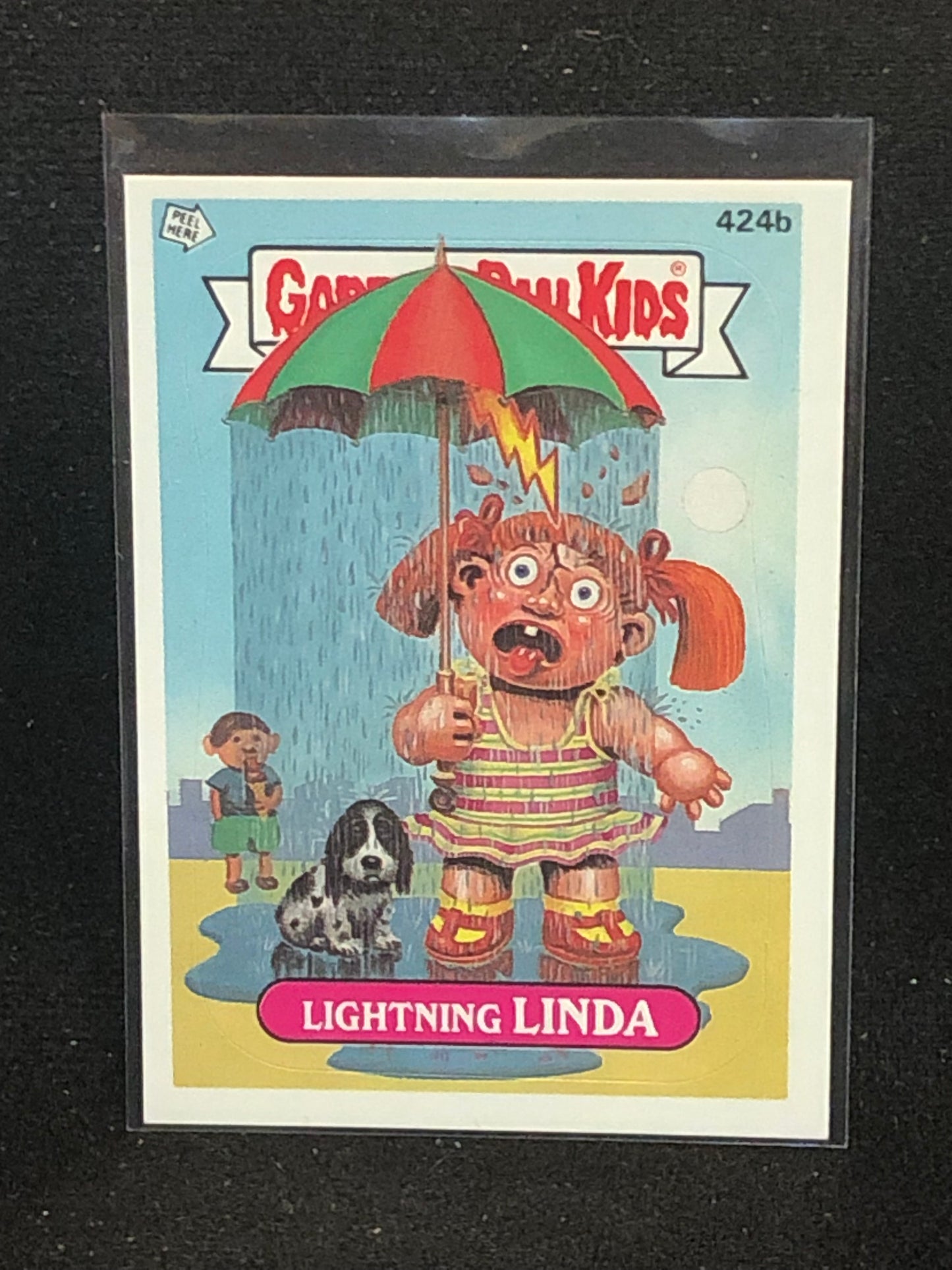 Garbage Pail Kids Original Series 11 (os11) 424b Lightning Linda