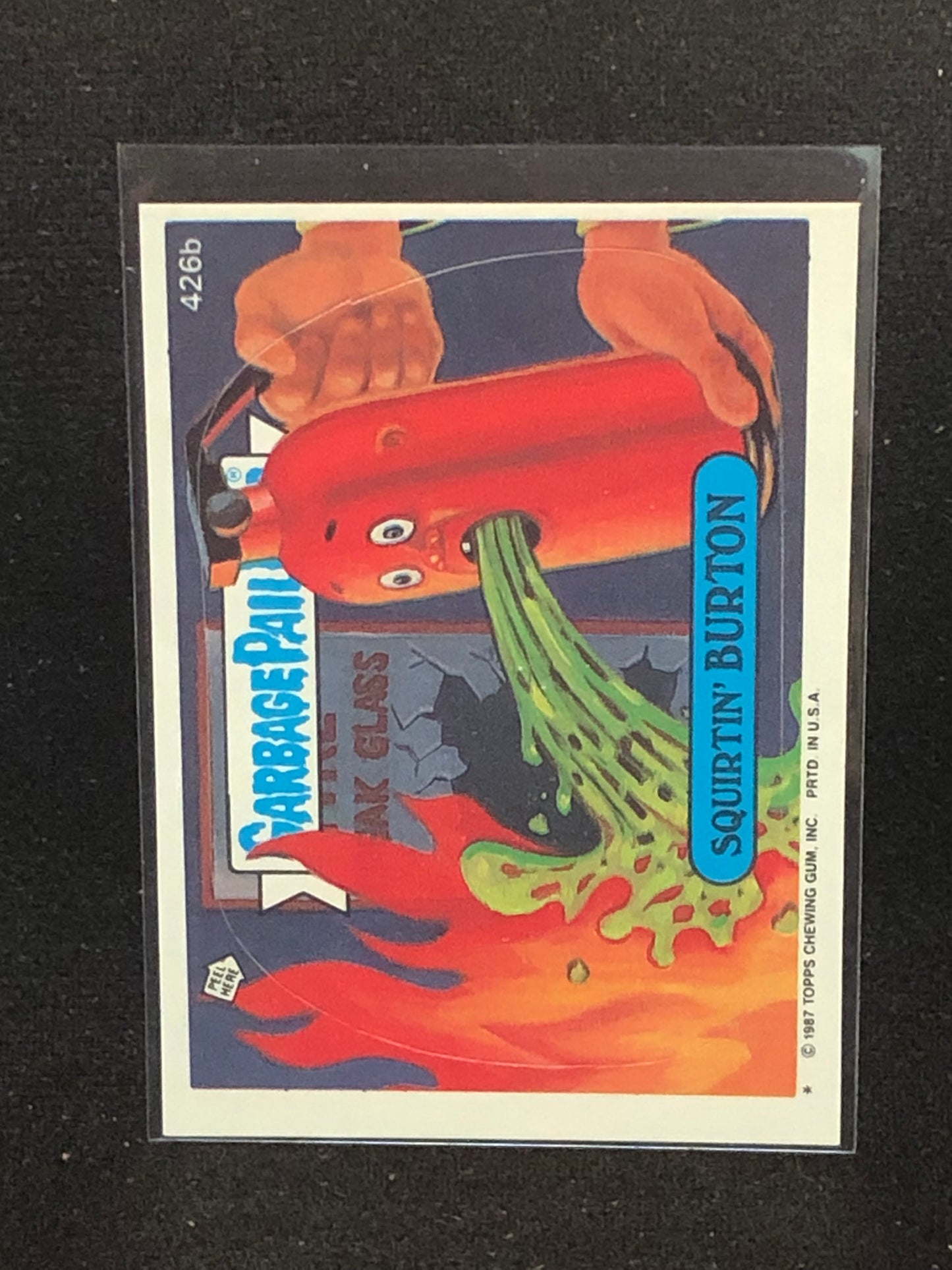 Garbage Pail Kids Original Series 11 (os11) 426b Squirtin Burton