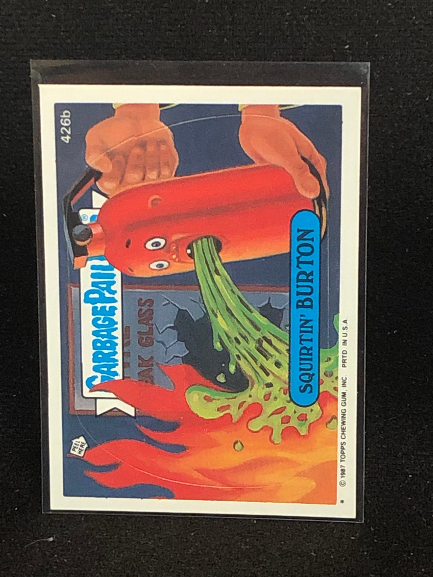 Garbage Pail Kids Original Series 11 (os11) 426b Squirtin Burton