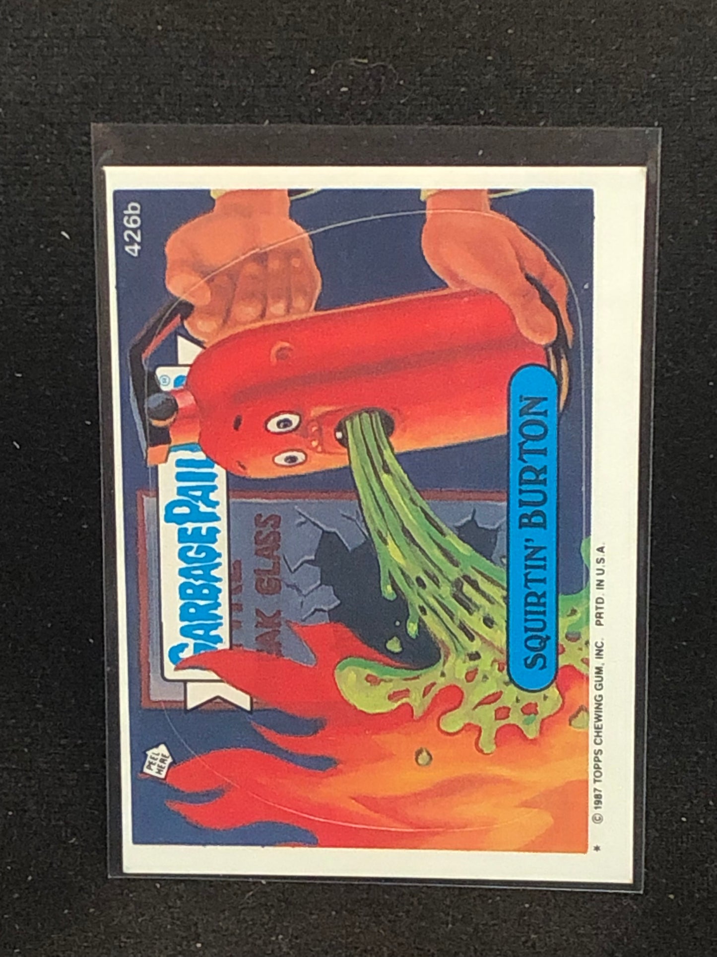 Garbage Pail Kids Original Series 11 (os11) 426b Squirtin Burton