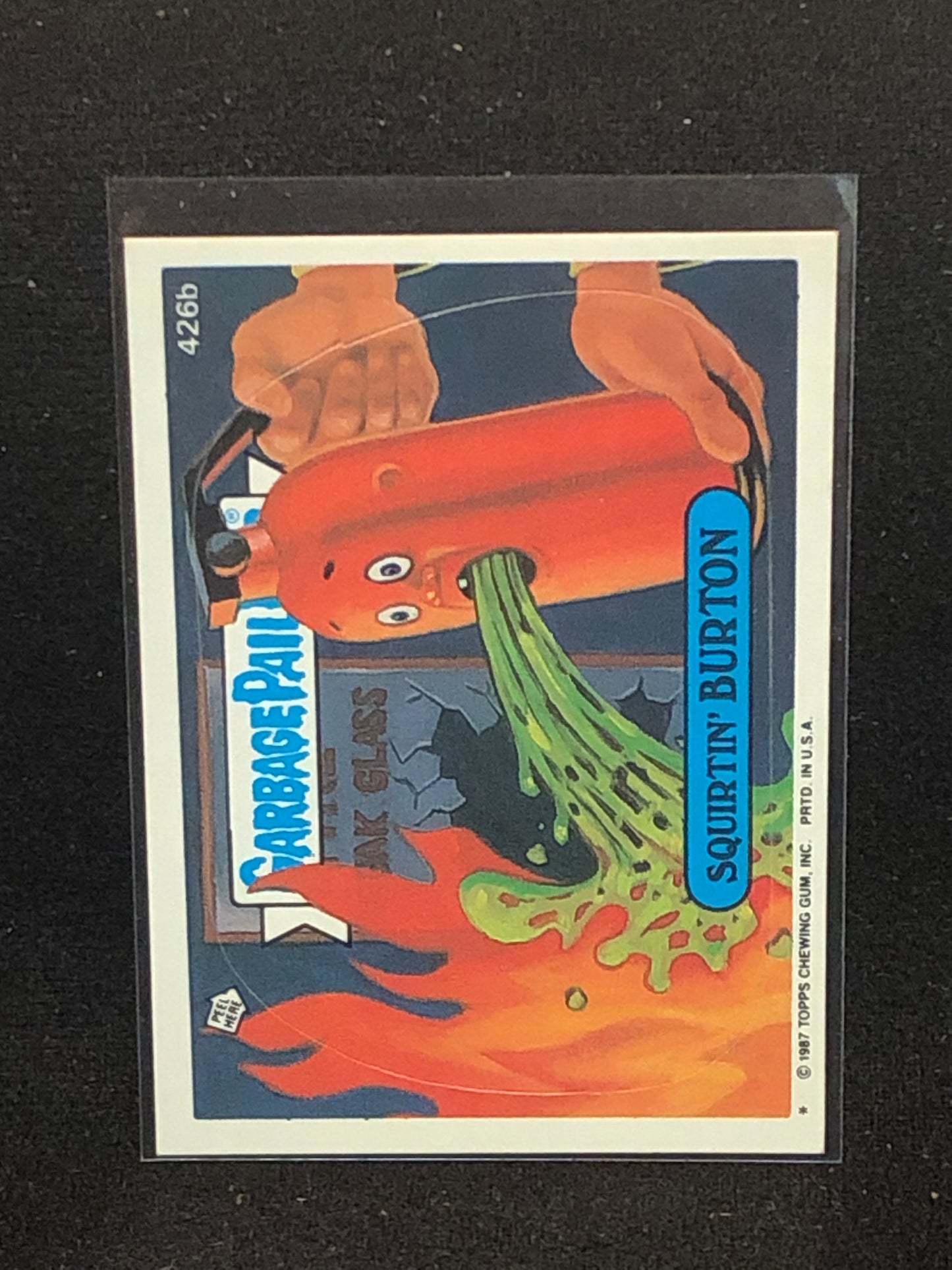 Garbage Pail Kids Original Series 11 (os11) 426b Squirtin Burton