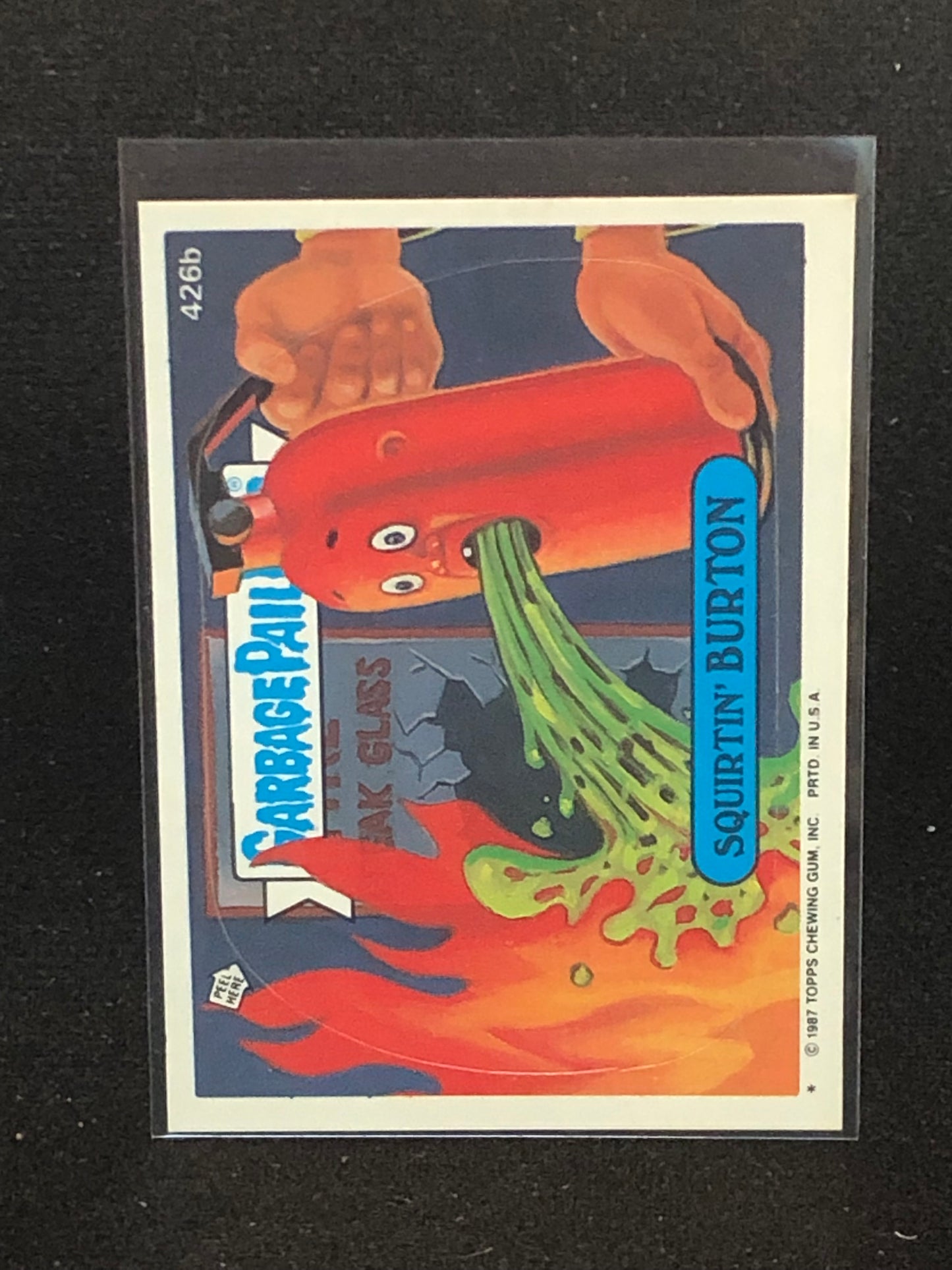 Garbage Pail Kids Original Series 11 (os11) 426b Squirtin Burton