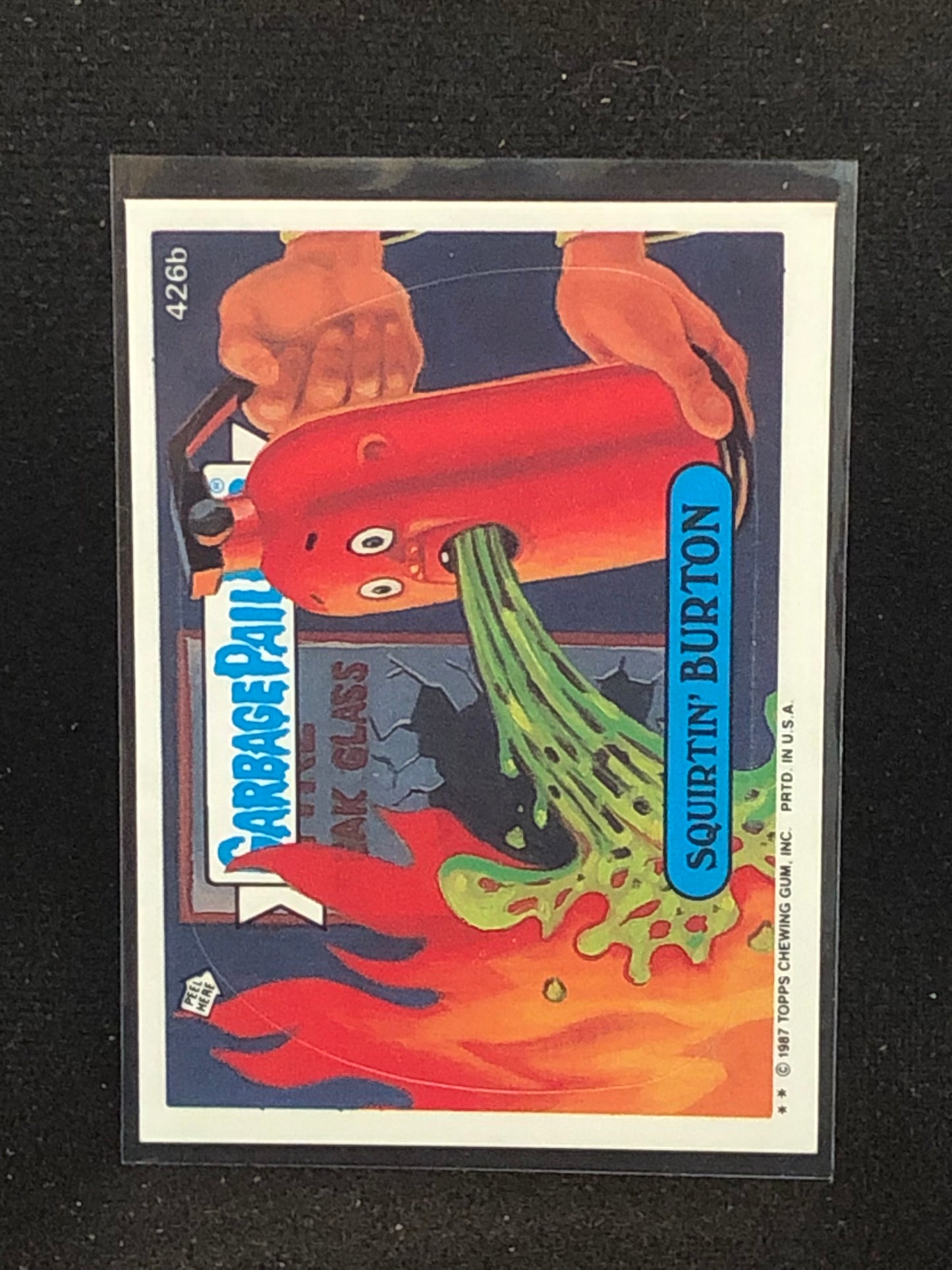 Garbage Pail Kids Original Series 11 (os11) 426b Squirtin Burton