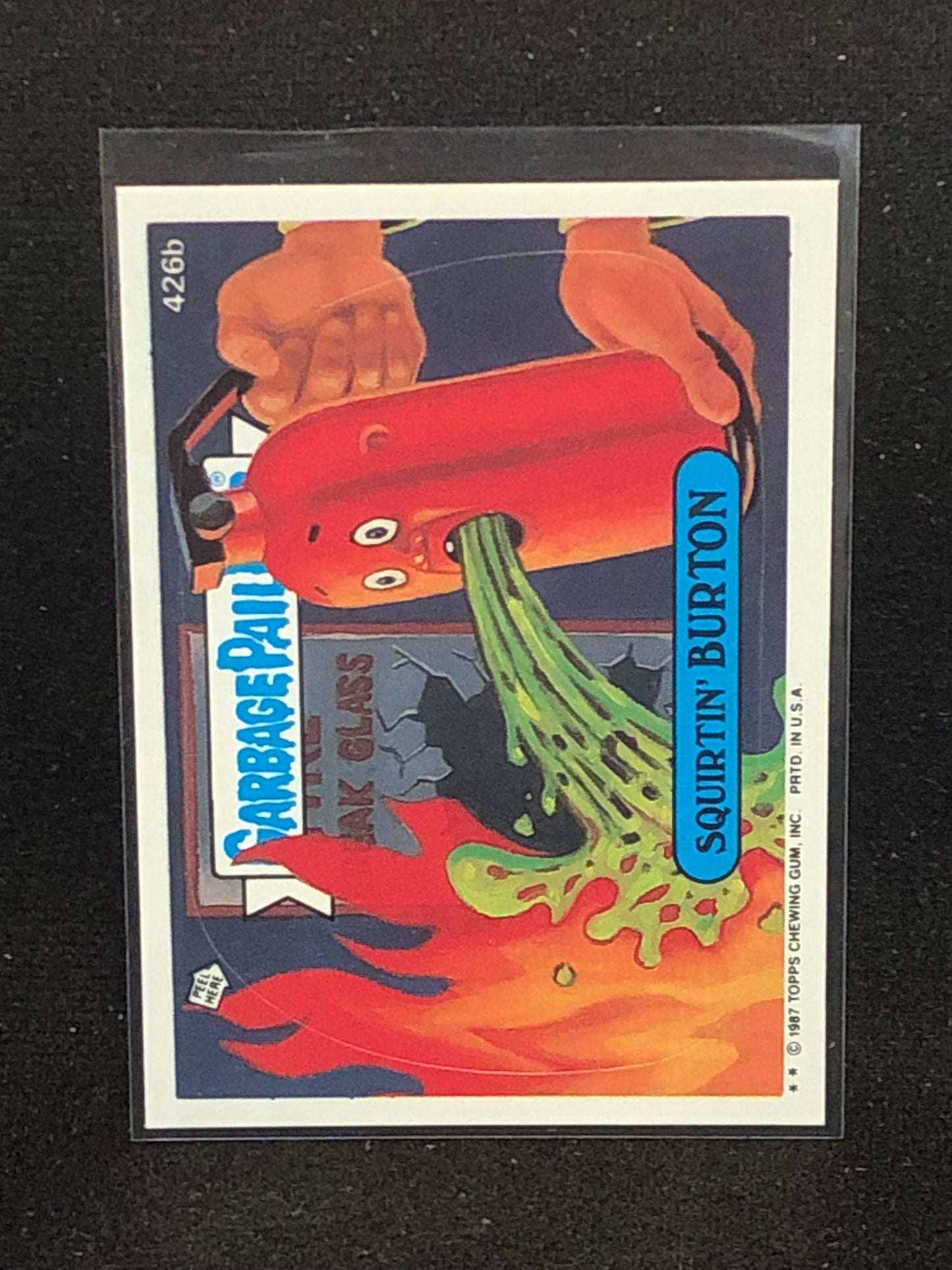 Garbage Pail Kids Original Series 11 (os11) 426b Squirtin Burton
