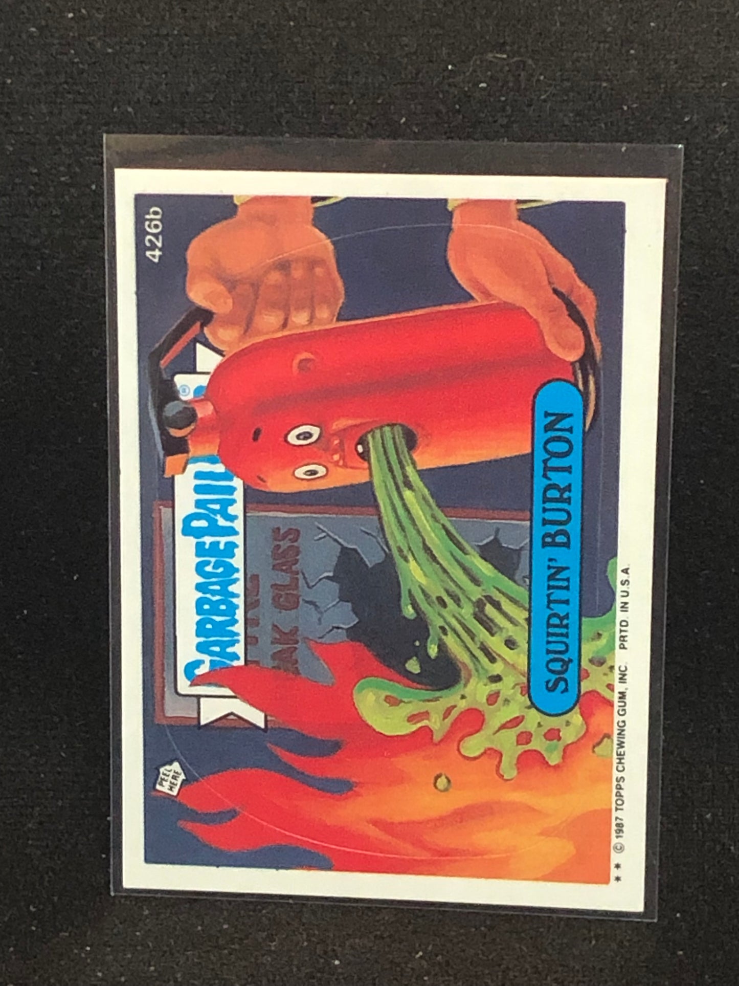 Garbage Pail Kids Original Series 11 (os11) 426b Squirtin Burton