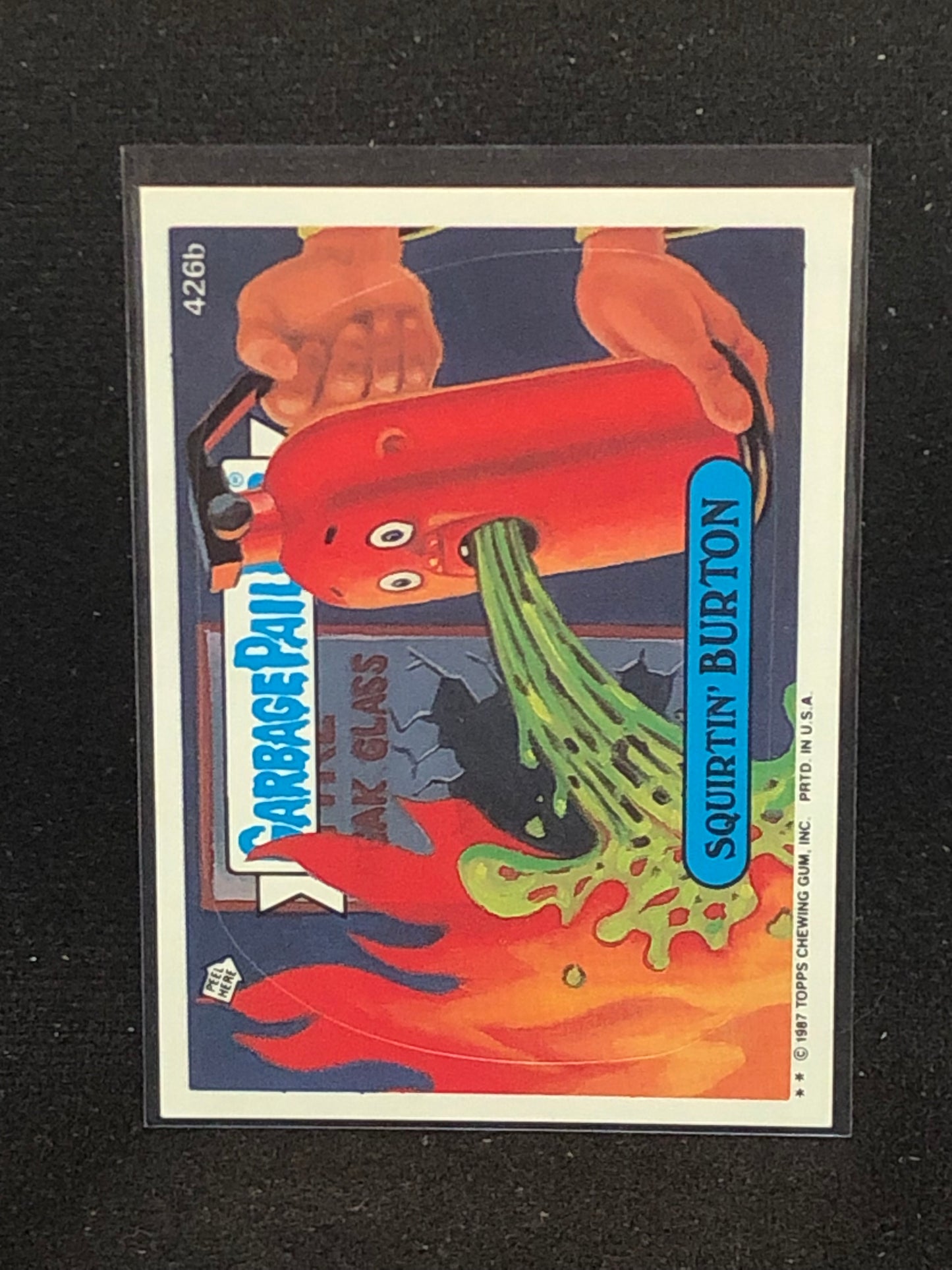 Garbage Pail Kids Original Series 11 (os11) 426b Squirtin Burton