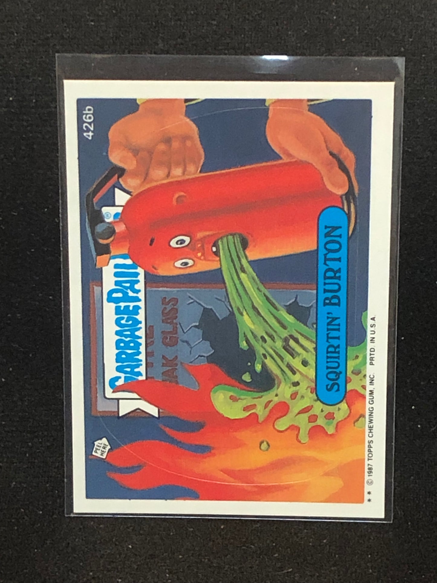 Garbage Pail Kids Original Series 11 (os11) 426b Squirtin Burton
