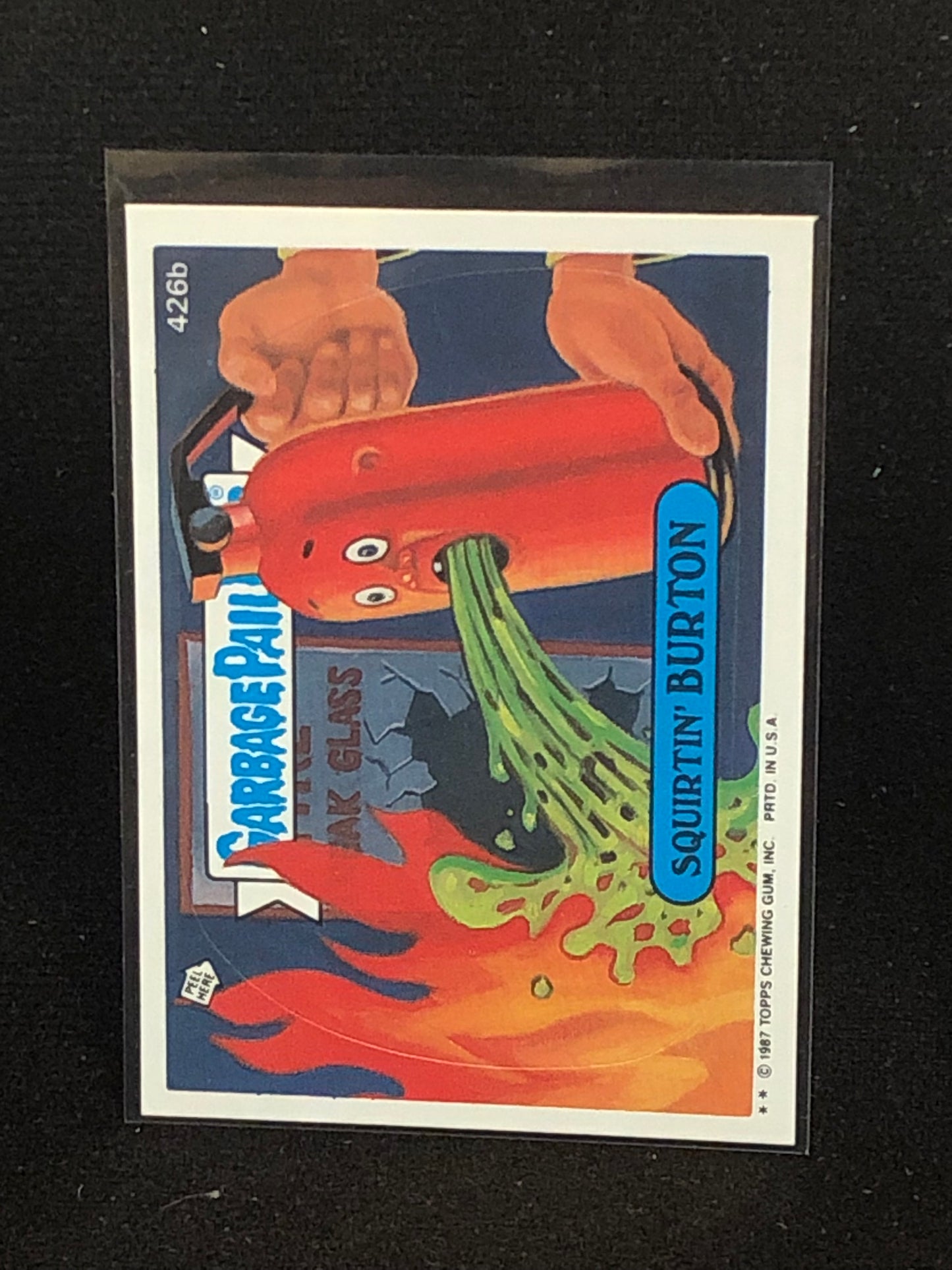 Garbage Pail Kids Original Series 11 (os11) 426b Squirtin Burton