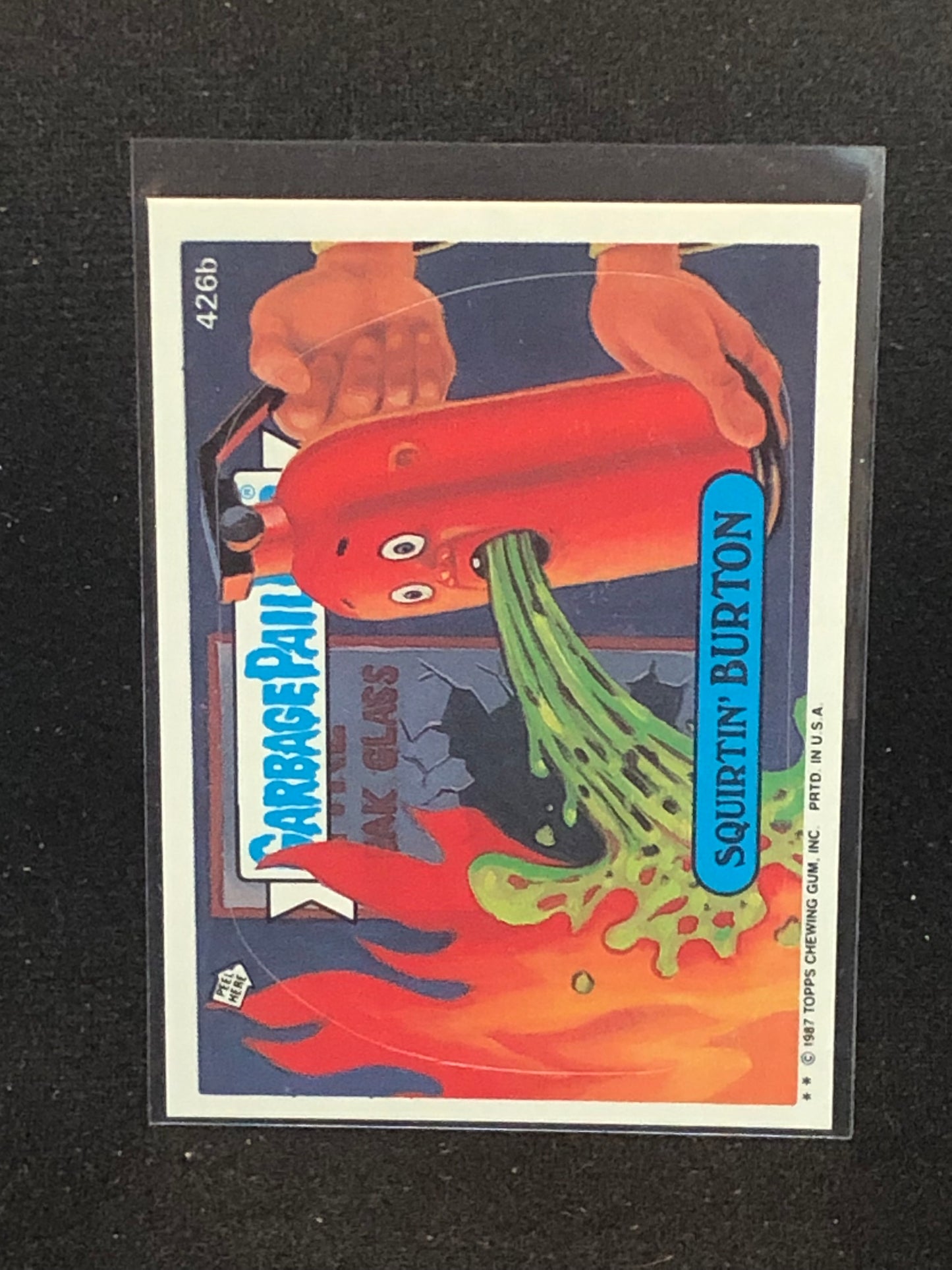 Garbage Pail Kids Original Series 11 (os11) 426b Squirtin Burton
