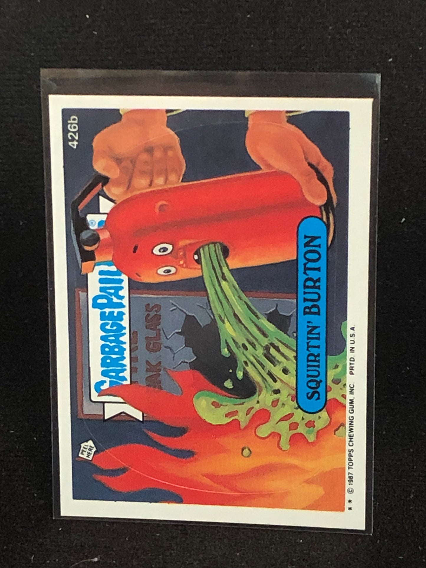 Garbage Pail Kids Original Series 11 (os11) 426b Squirtin Burton
