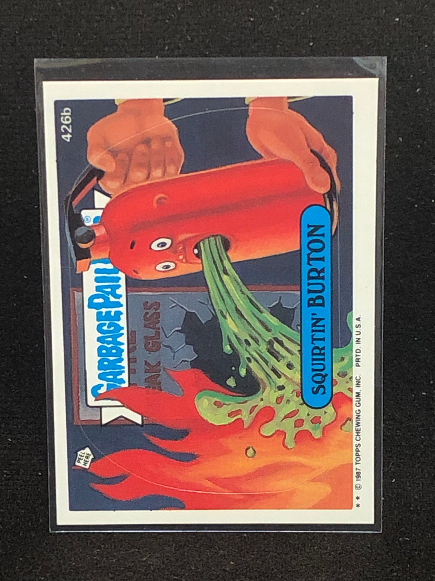 Garbage Pail Kids Original Series 11 (os11) 426b Squirtin Burton