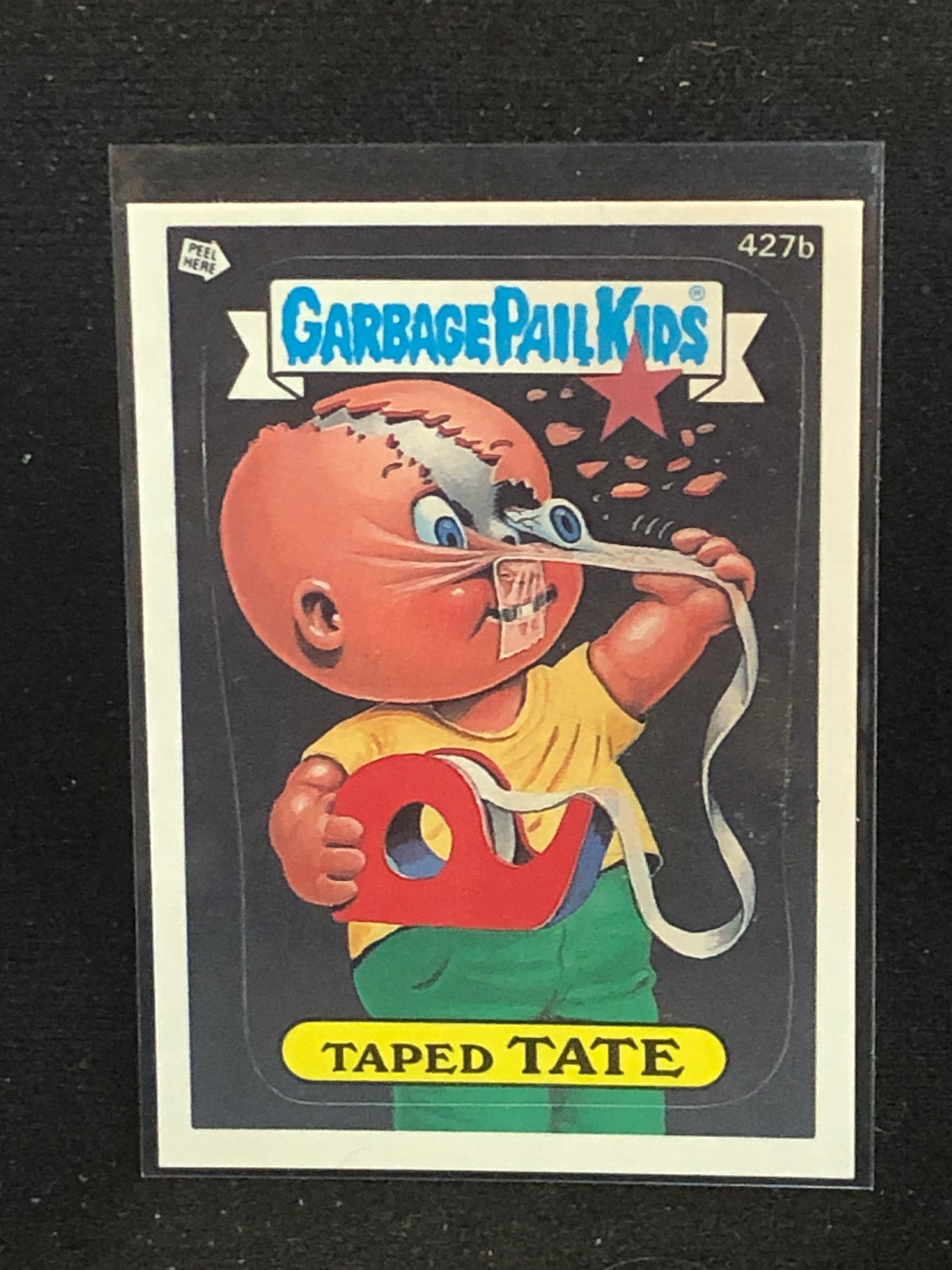 Garbage Pail Kids Original Series 11 (os11) 427b Taped Tate