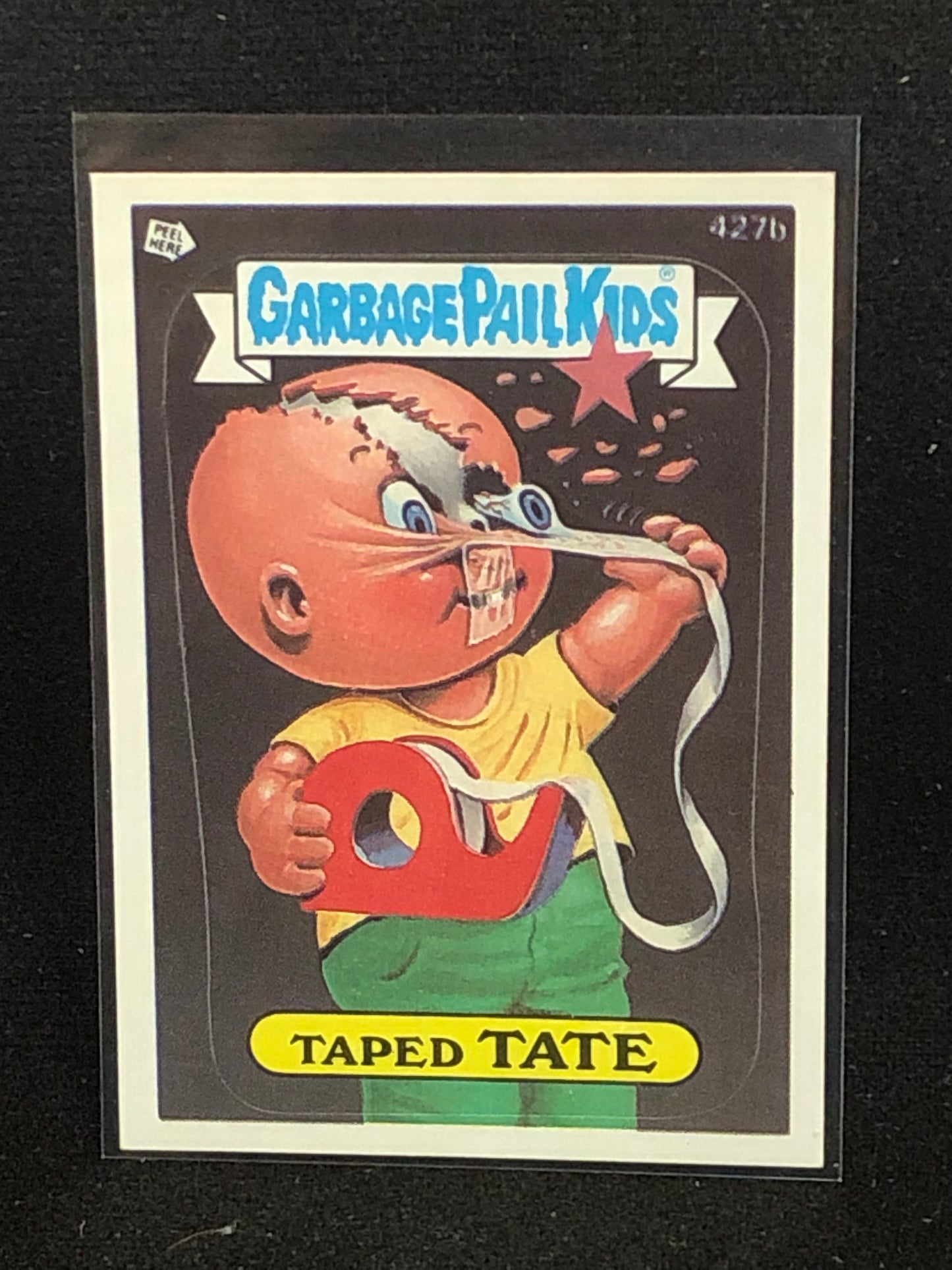 Garbage Pail Kids Original Series 11 (os11) 427b Taped Tate