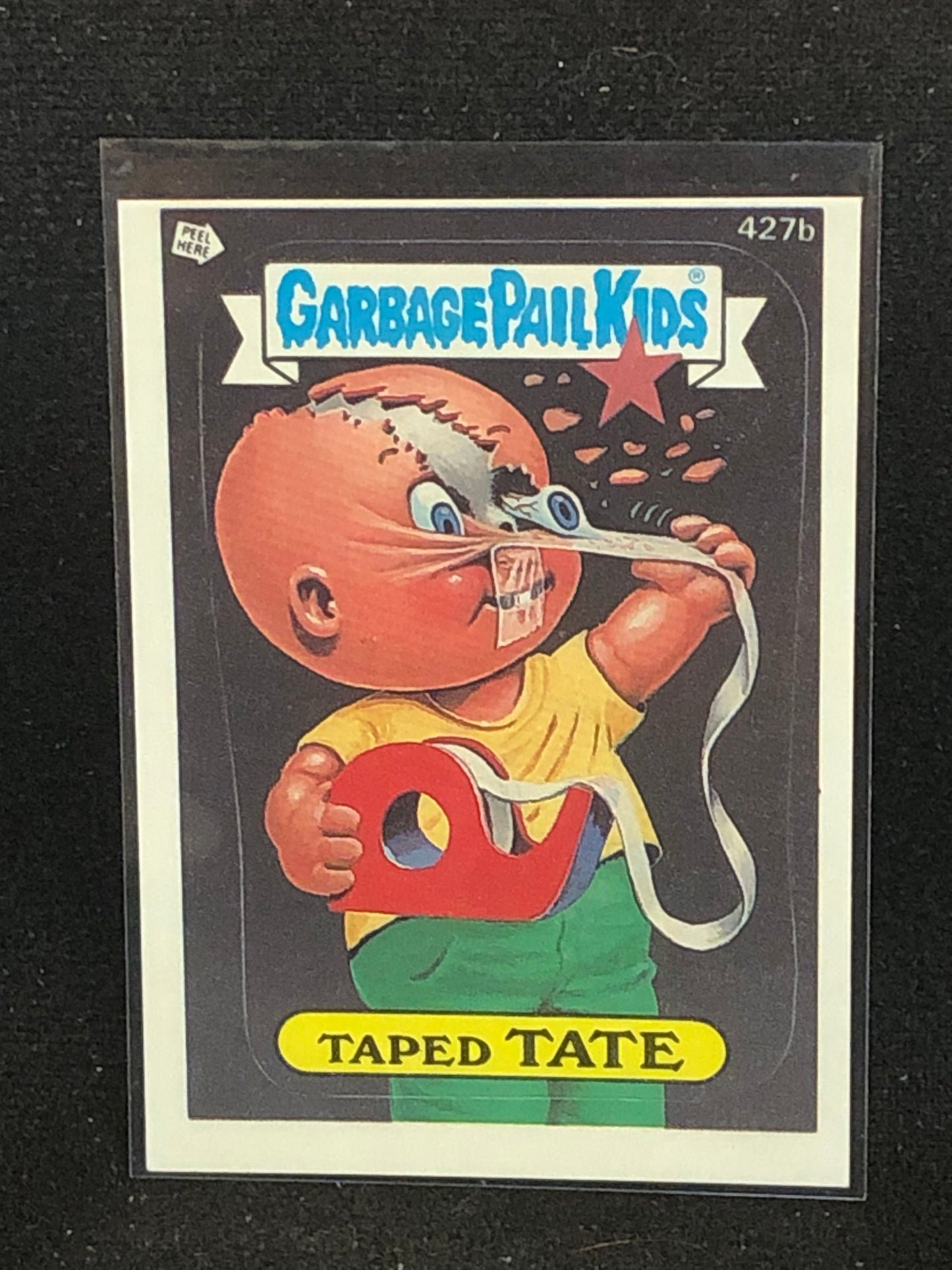 Garbage Pail Kids Original Series 11 (os11) 427b Taped Tate