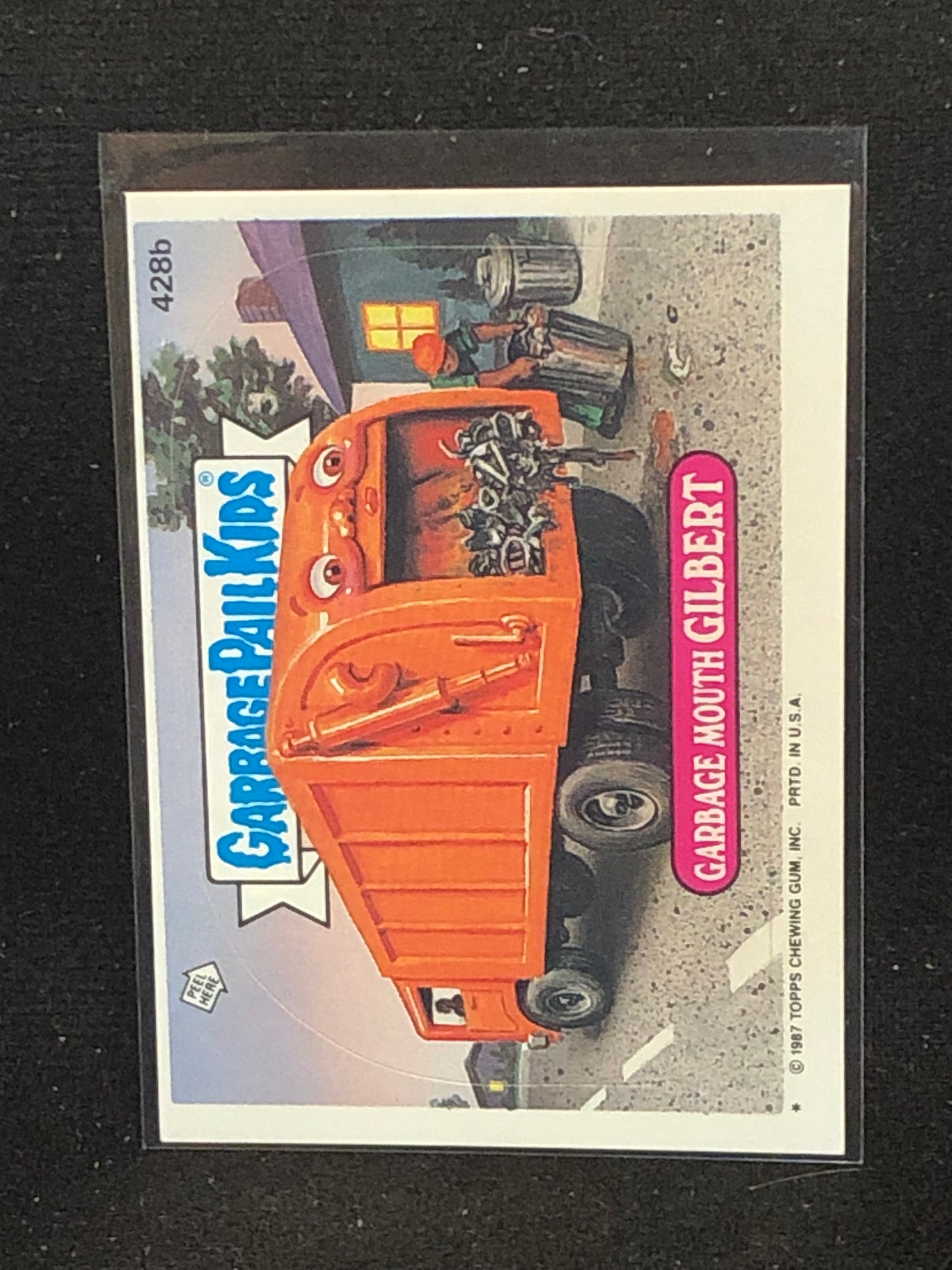 Garbage Pail Kids Original Series 11 (os11) 428b Garbage Mouth Gilbert