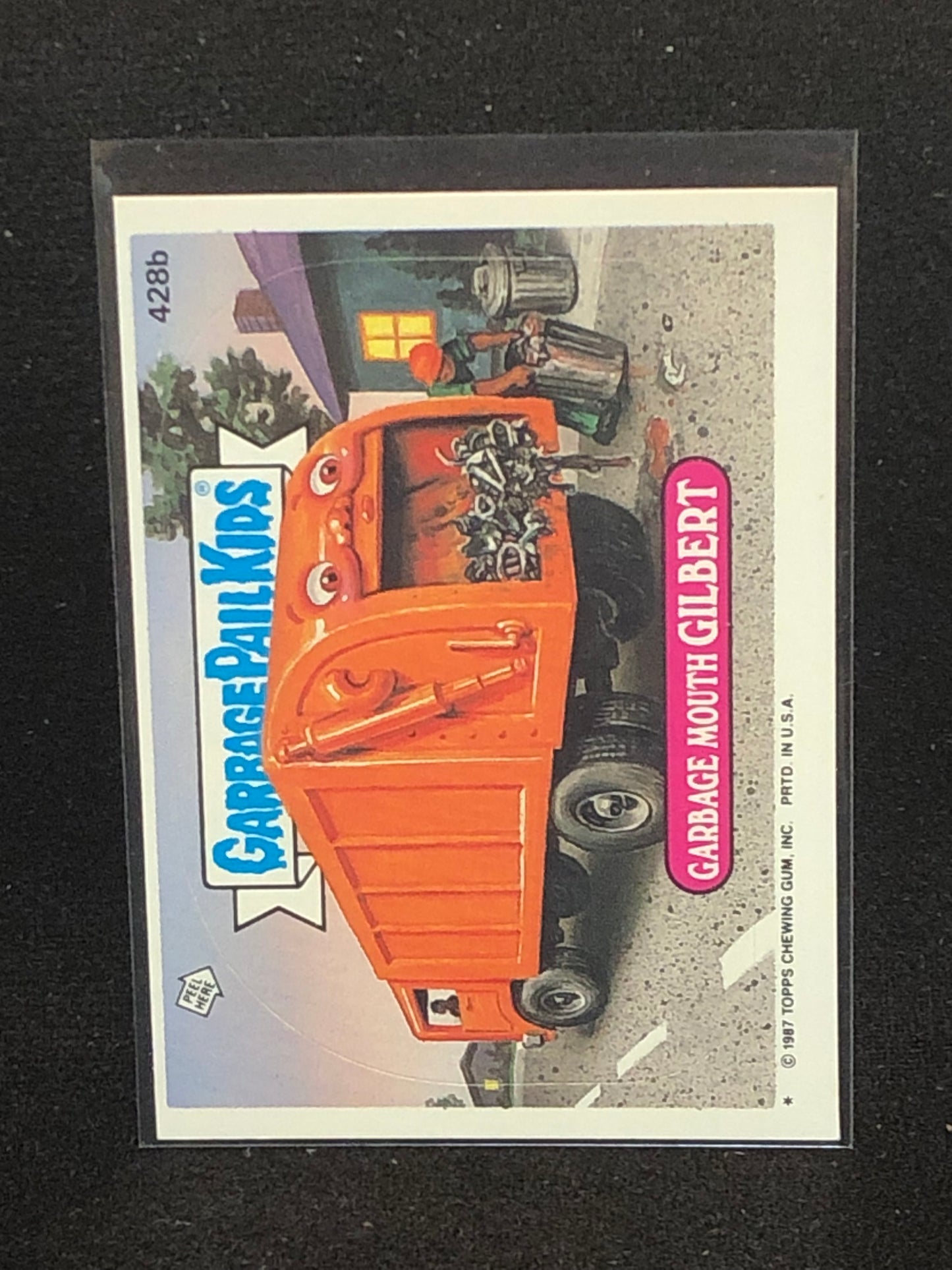 Garbage Pail Kids Original Series 11 (os11) 428b Garbage Mouth Gilbert