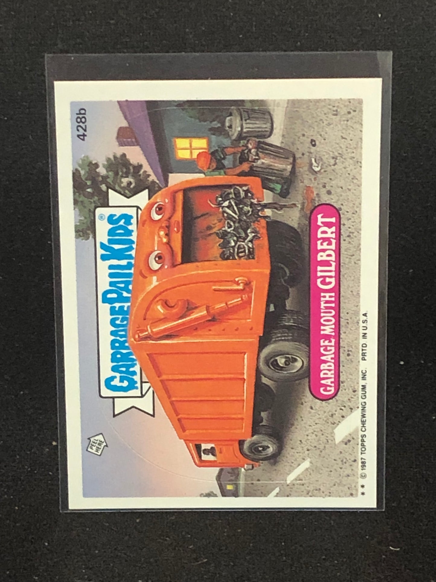 Garbage Pail Kids Original Series 11 (os11) 428b Garbage Mouth Gilbert