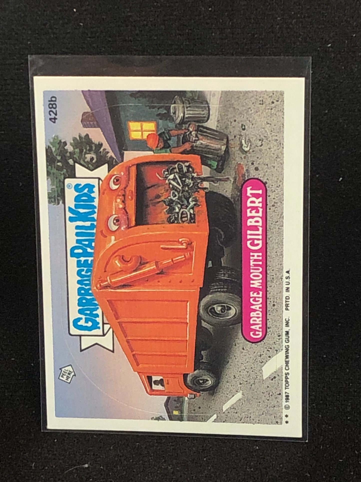 Garbage Pail Kids Original Series 11 (os11) 428b Garbage Mouth Gilbert