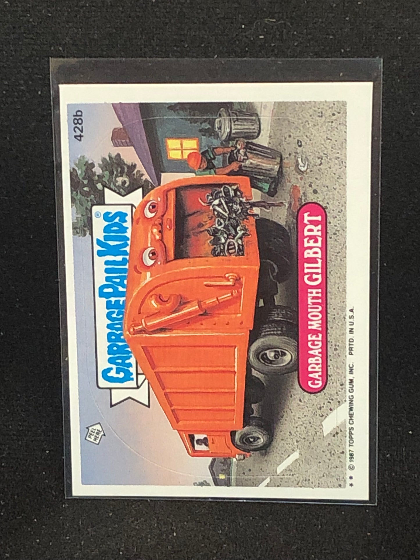 Garbage Pail Kids Original Series 11 (os11) 428b Garbage Mouth Gilbert