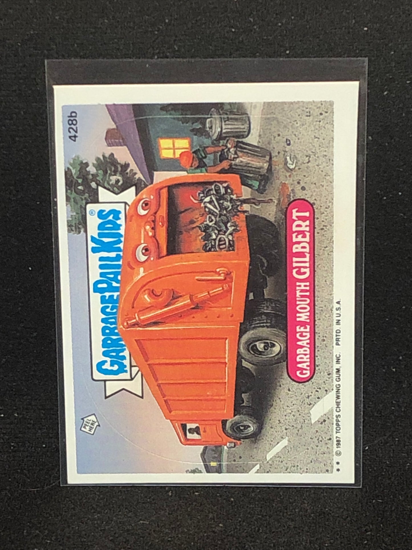 Garbage Pail Kids Original Series 11 (os11) 428b Garbage Mouth Gilbert