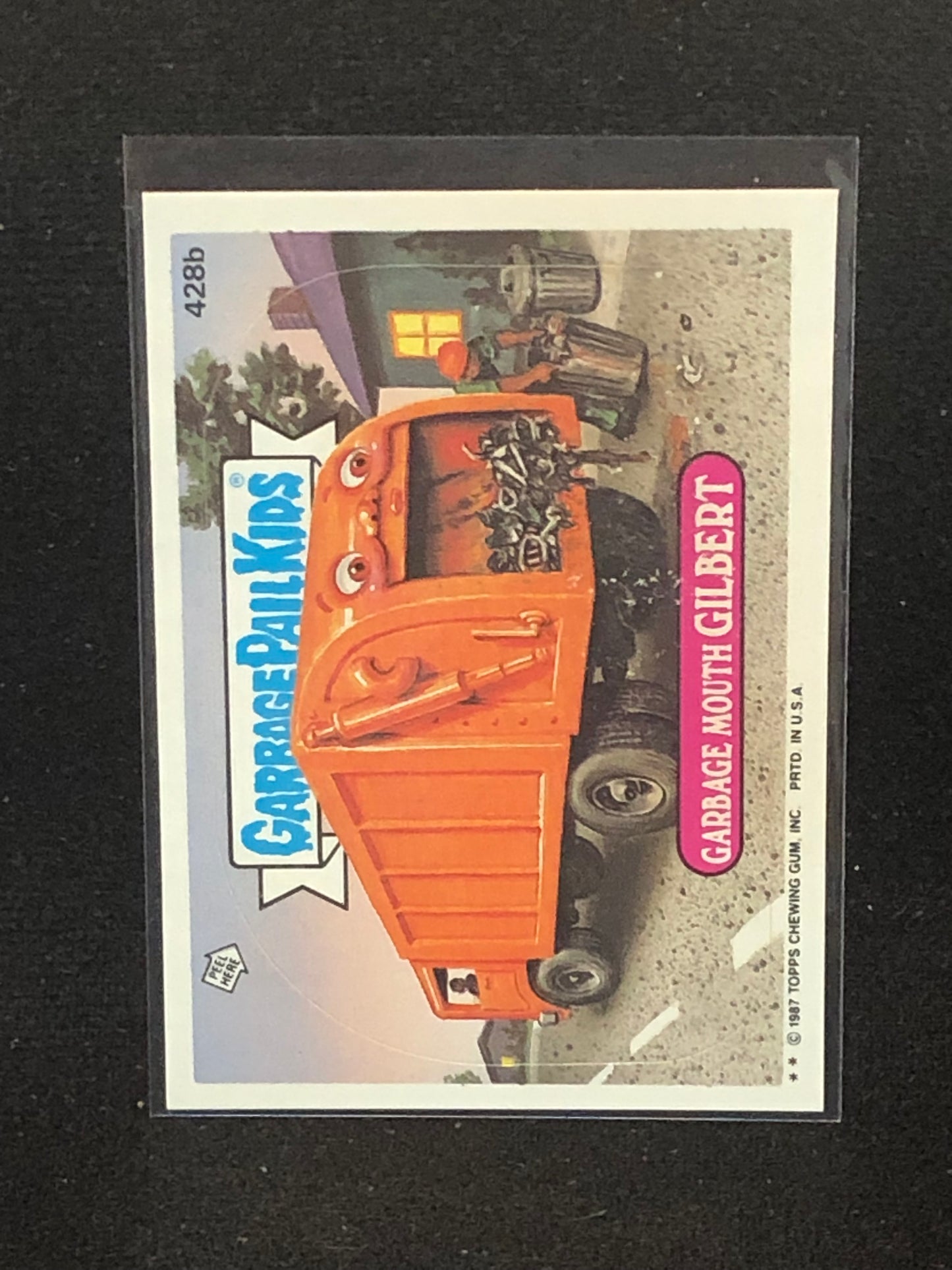 Garbage Pail Kids Original Series 11 (os11) 428b Garbage Mouth Gilbert