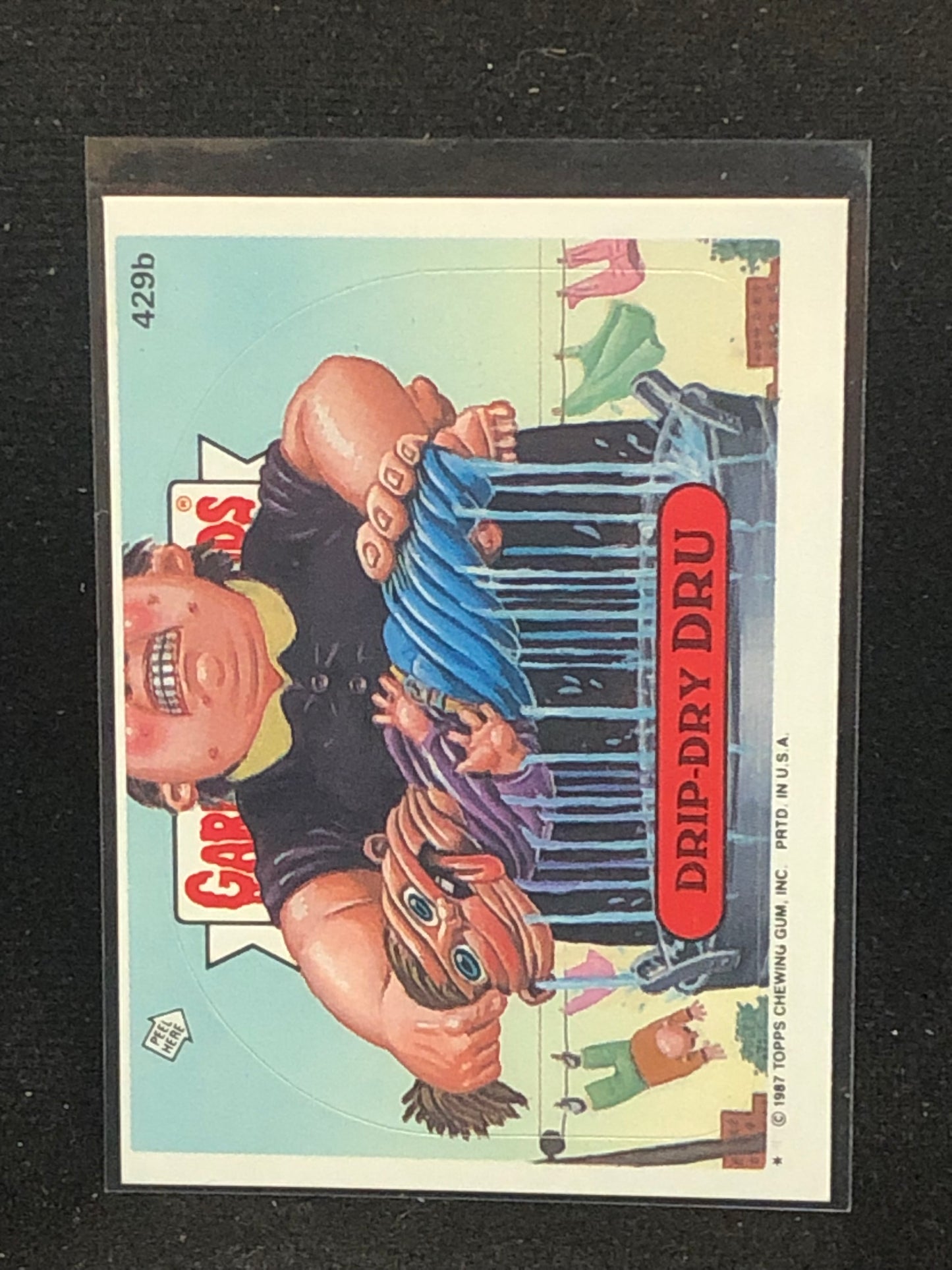 Garbage Pail Kids Original Series 11 (os11) 429b Drip Dry Dru
