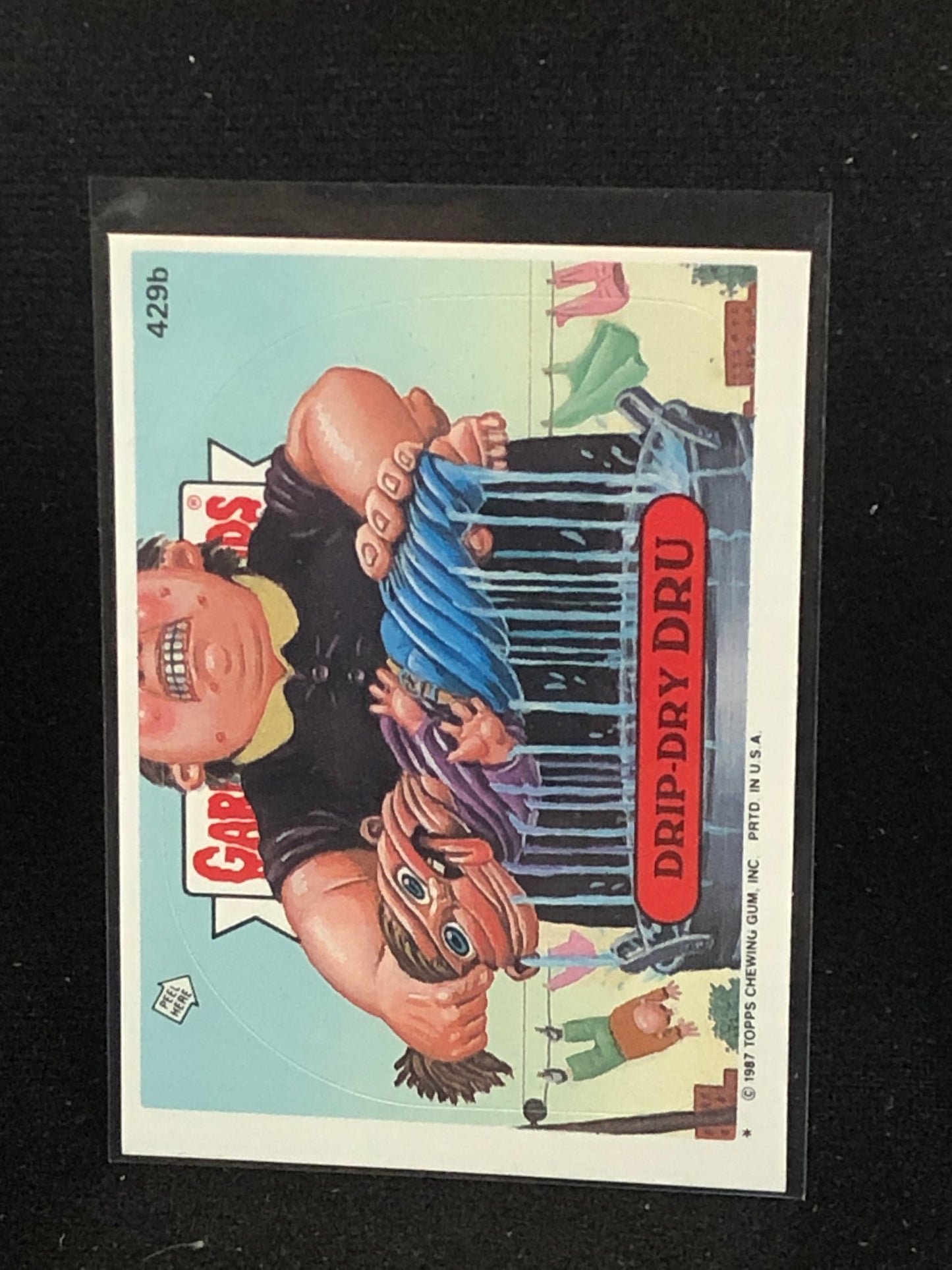 Garbage Pail Kids Original Series 11 (os11) 429b Drip Dry Dru