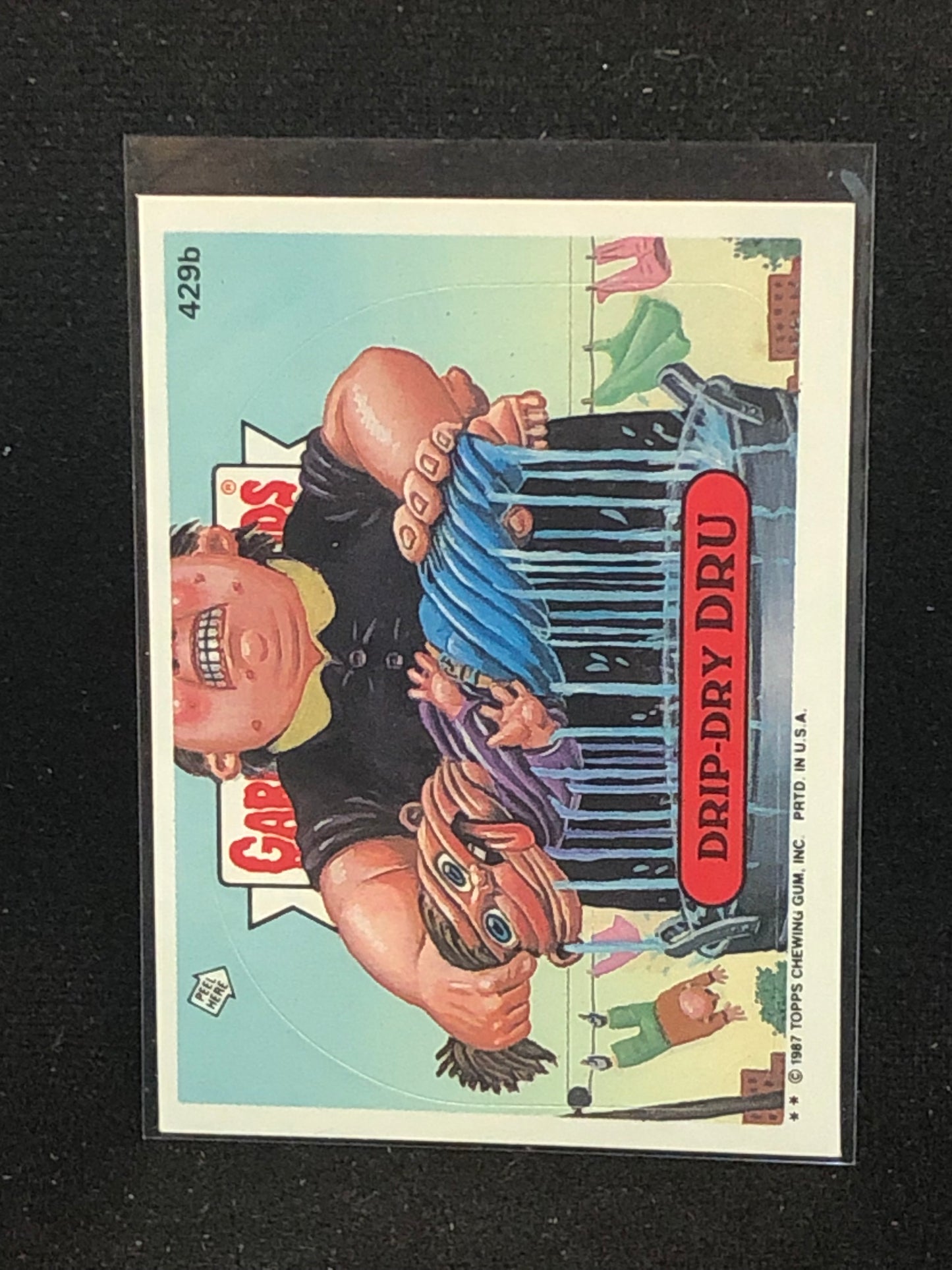 Garbage Pail Kids Original Series 11 (os11) 429b Drip Dry Dru