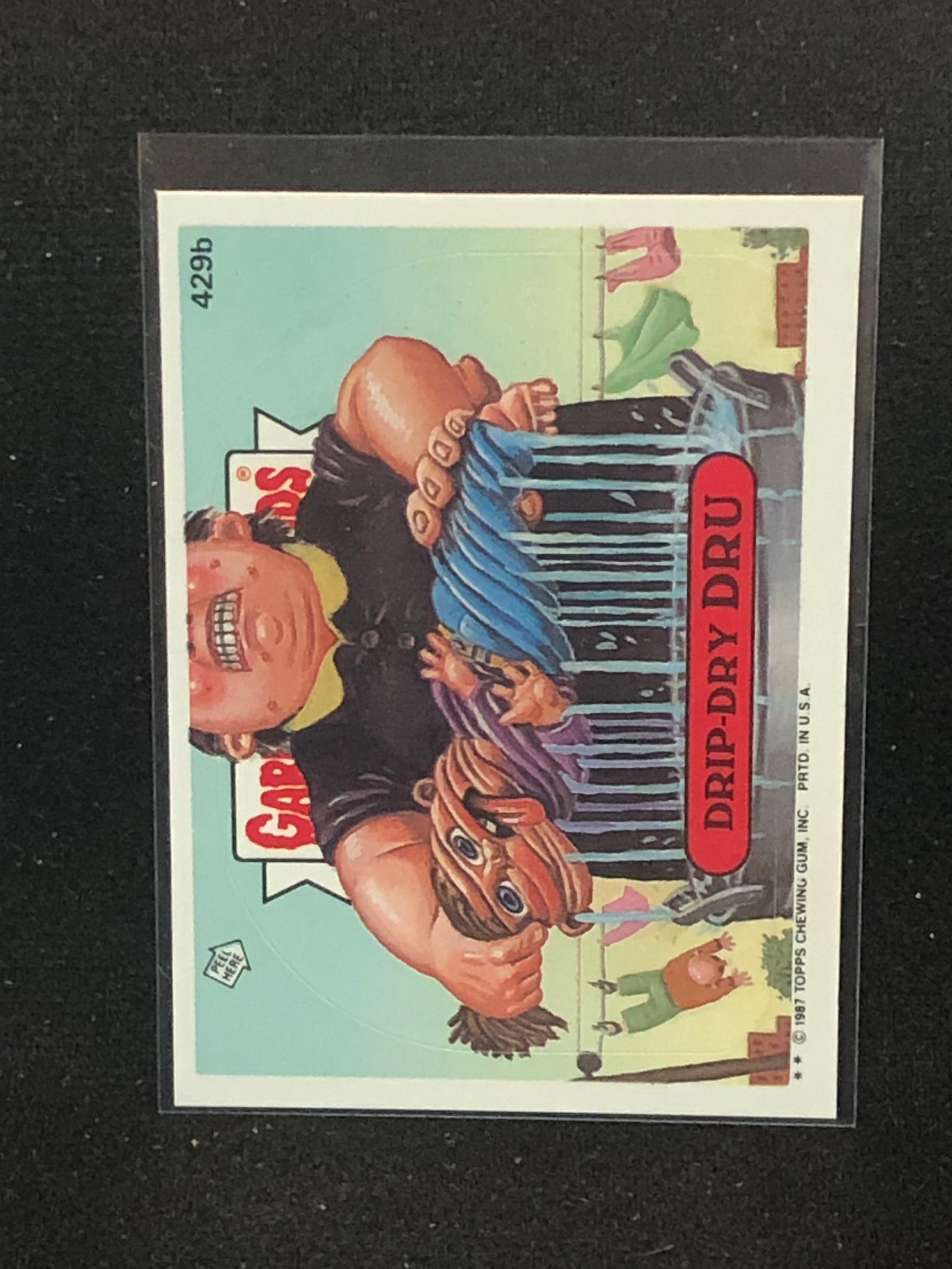 Garbage Pail Kids Original Series 11 (os11) 429b Drip Dry Dru