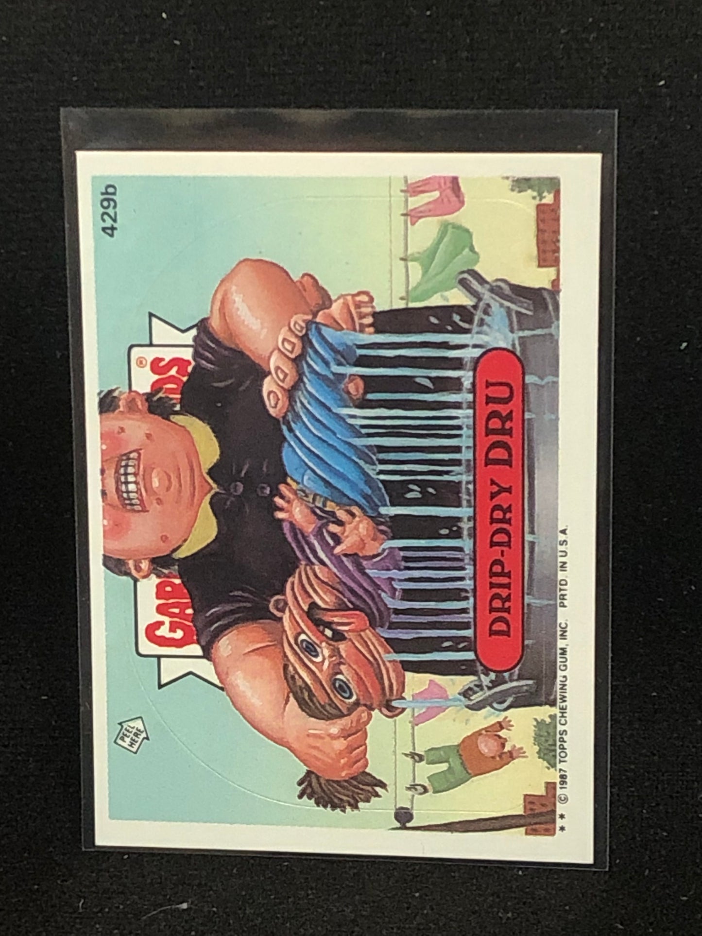 Garbage Pail Kids Original Series 11 (os11) 429b Drip Dry Dru