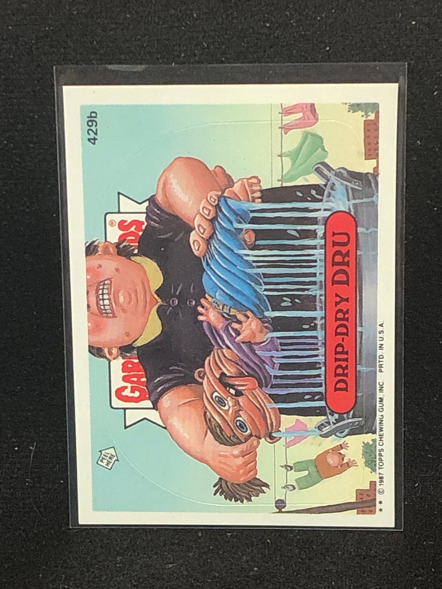 Garbage Pail Kids Original Series 11 (os11) 429b Drip Dry Dru