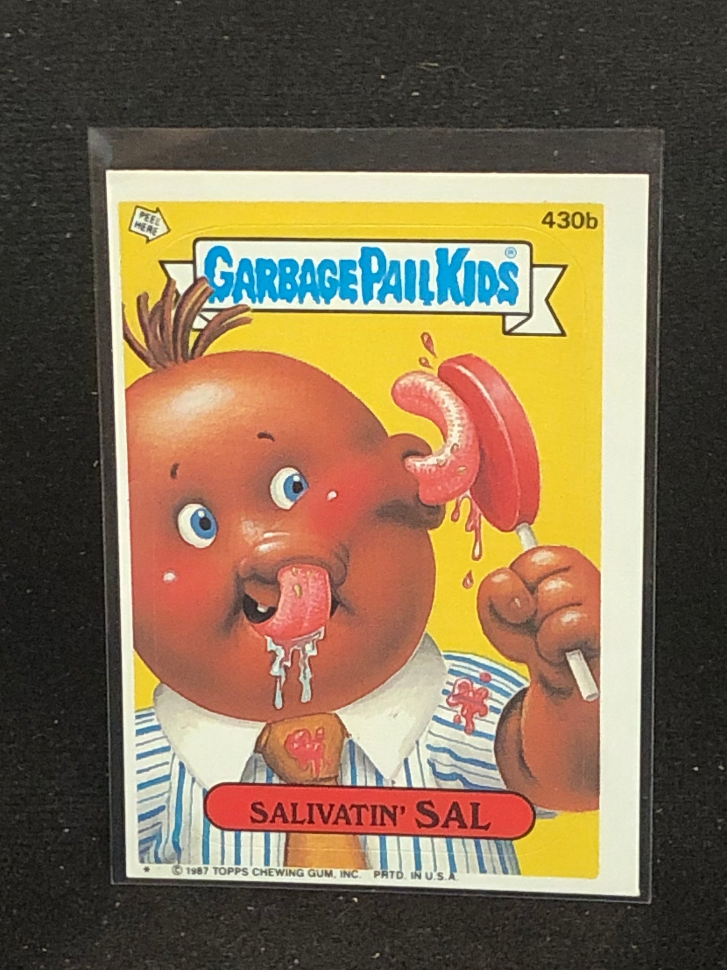 Garbage Pail Kids Original Series 11 (os11) 430b Salivatin Sal