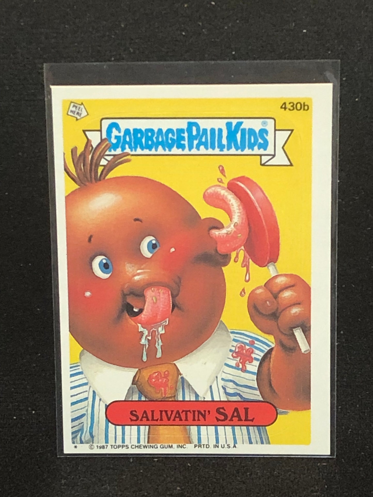 Garbage Pail Kids Original Series 11 (os11) 430b Salivatin Sal