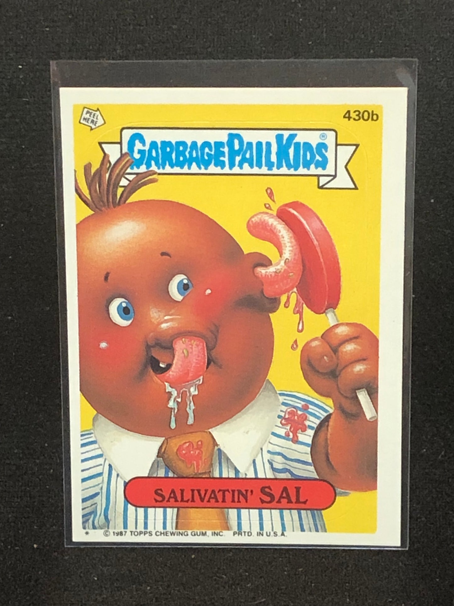 Garbage Pail Kids Original Series 11 (os11) 430b Salivatin Sal