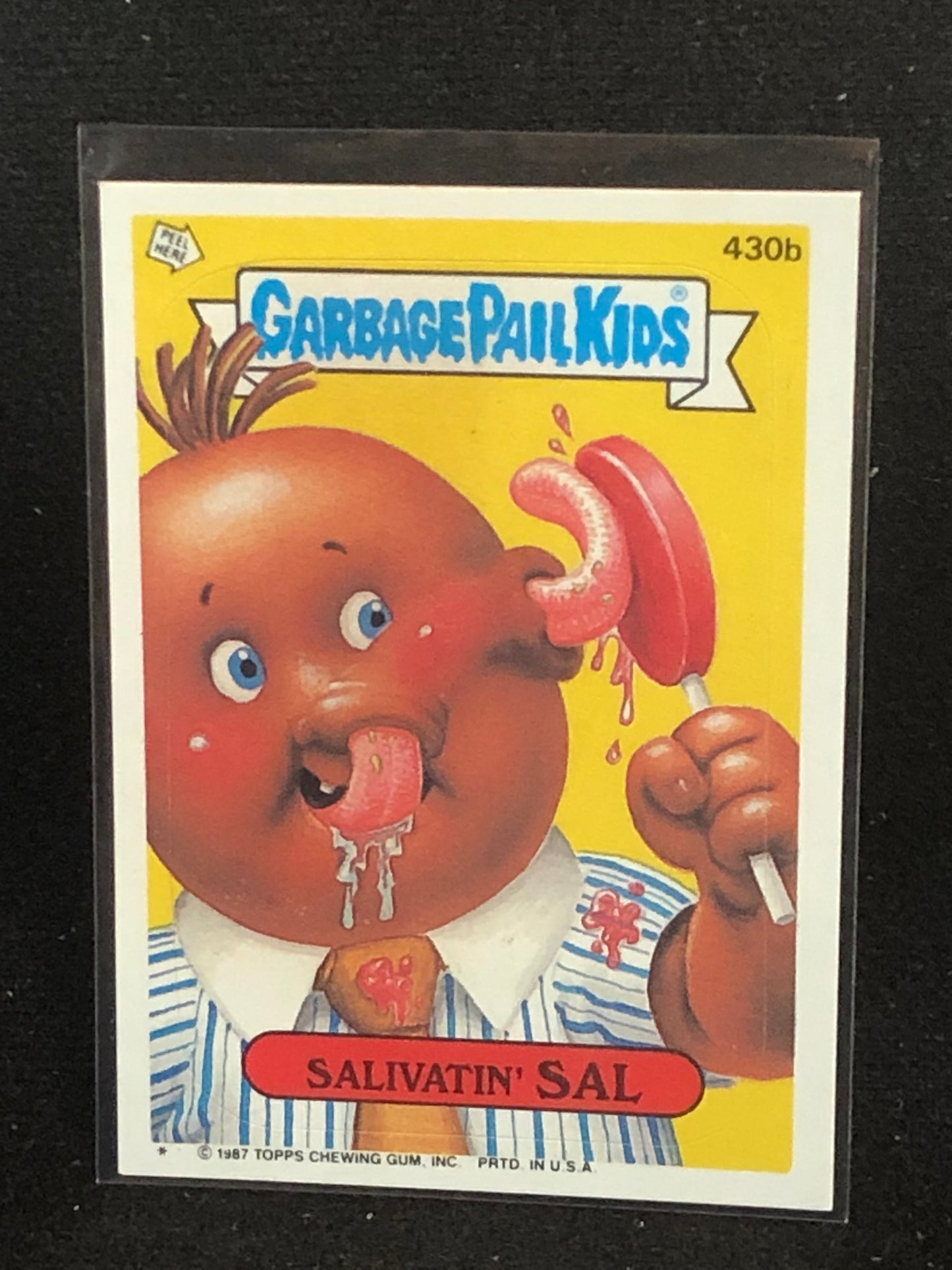 Garbage Pail Kids Original Series 11 (os11) 430b Salivatin Sal
