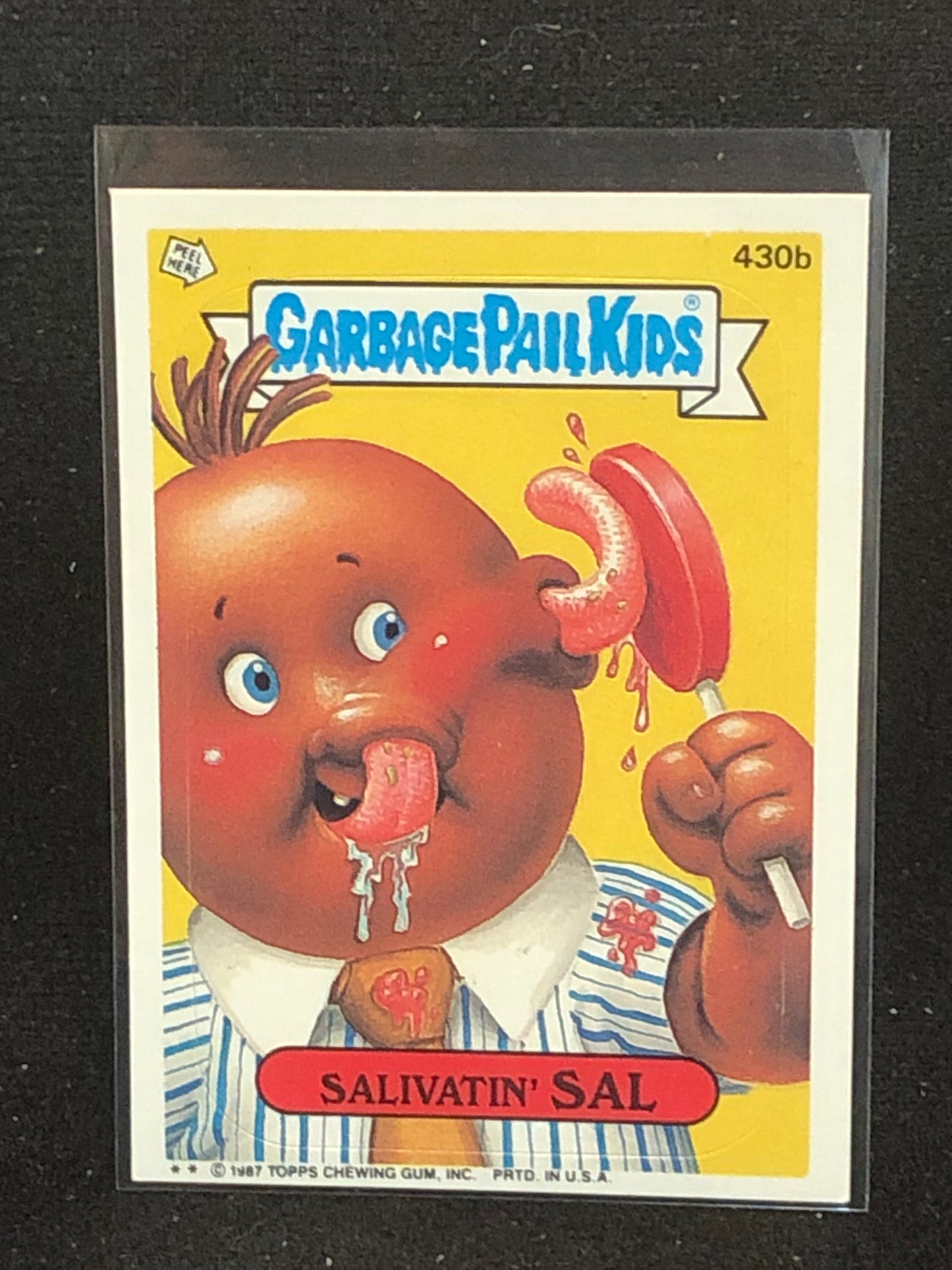 Garbage Pail Kids Original Series 11 (os11) 430b Salivatin Sal