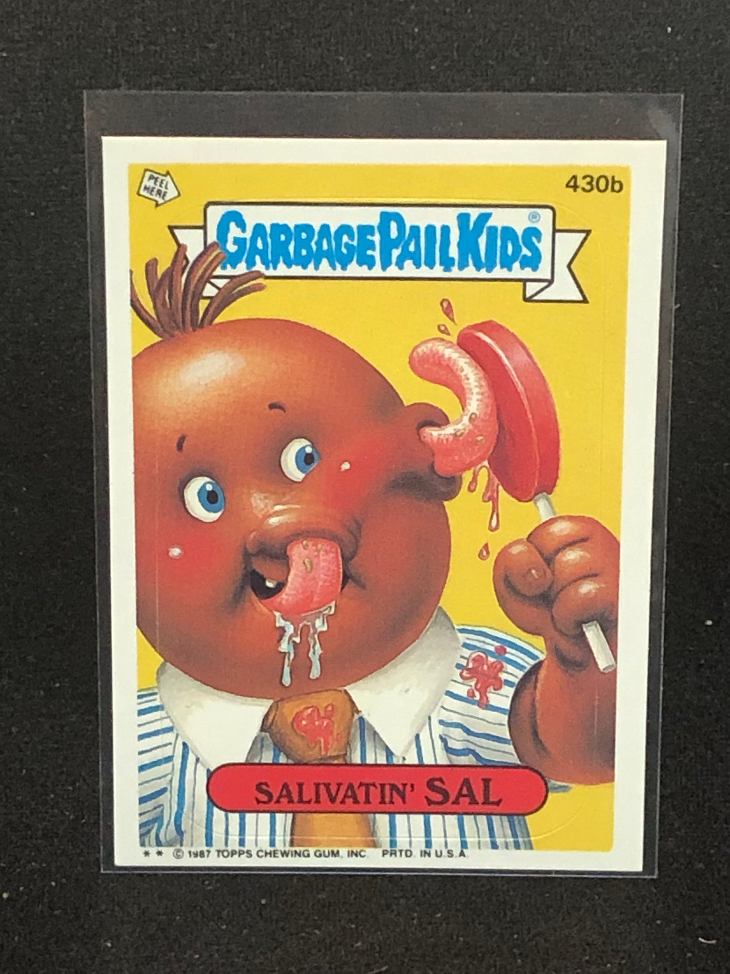 Garbage Pail Kids Original Series 11 (os11) 430b Salivatin Sal