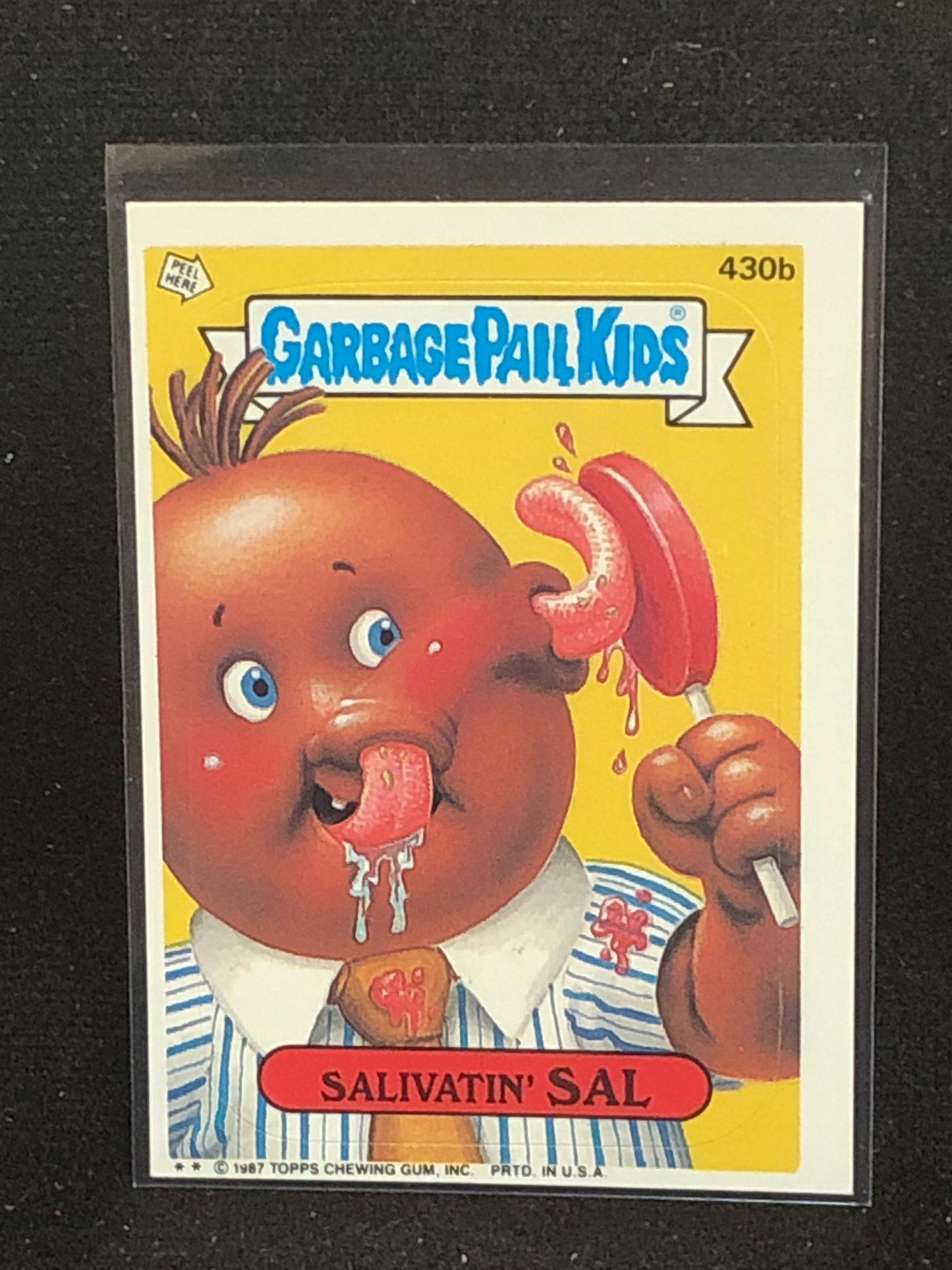 Garbage Pail Kids Original Series 11 (os11) 430b Salivatin Sal