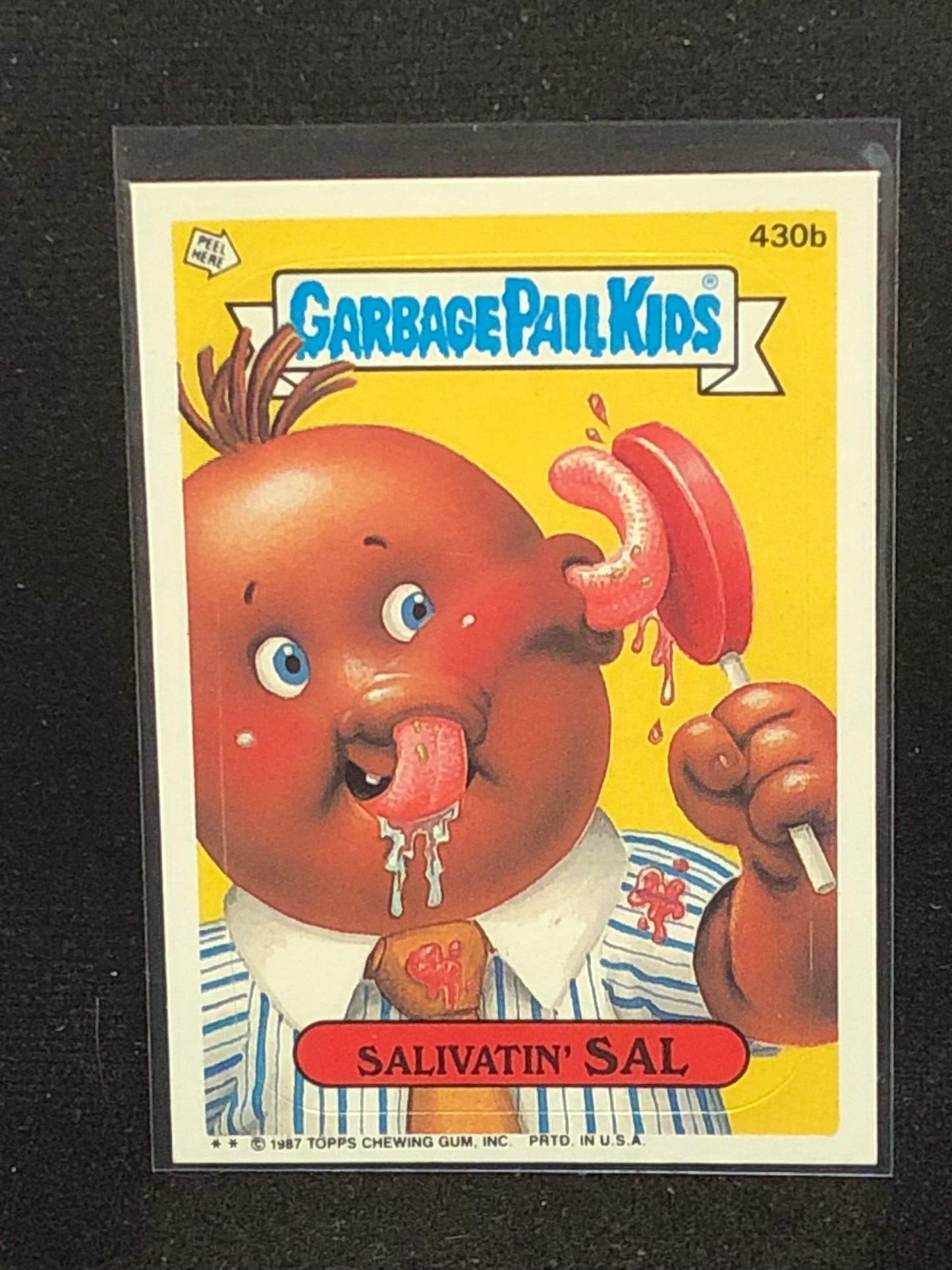 Garbage Pail Kids Original Series 11 (os11) 430b Salivatin Sal