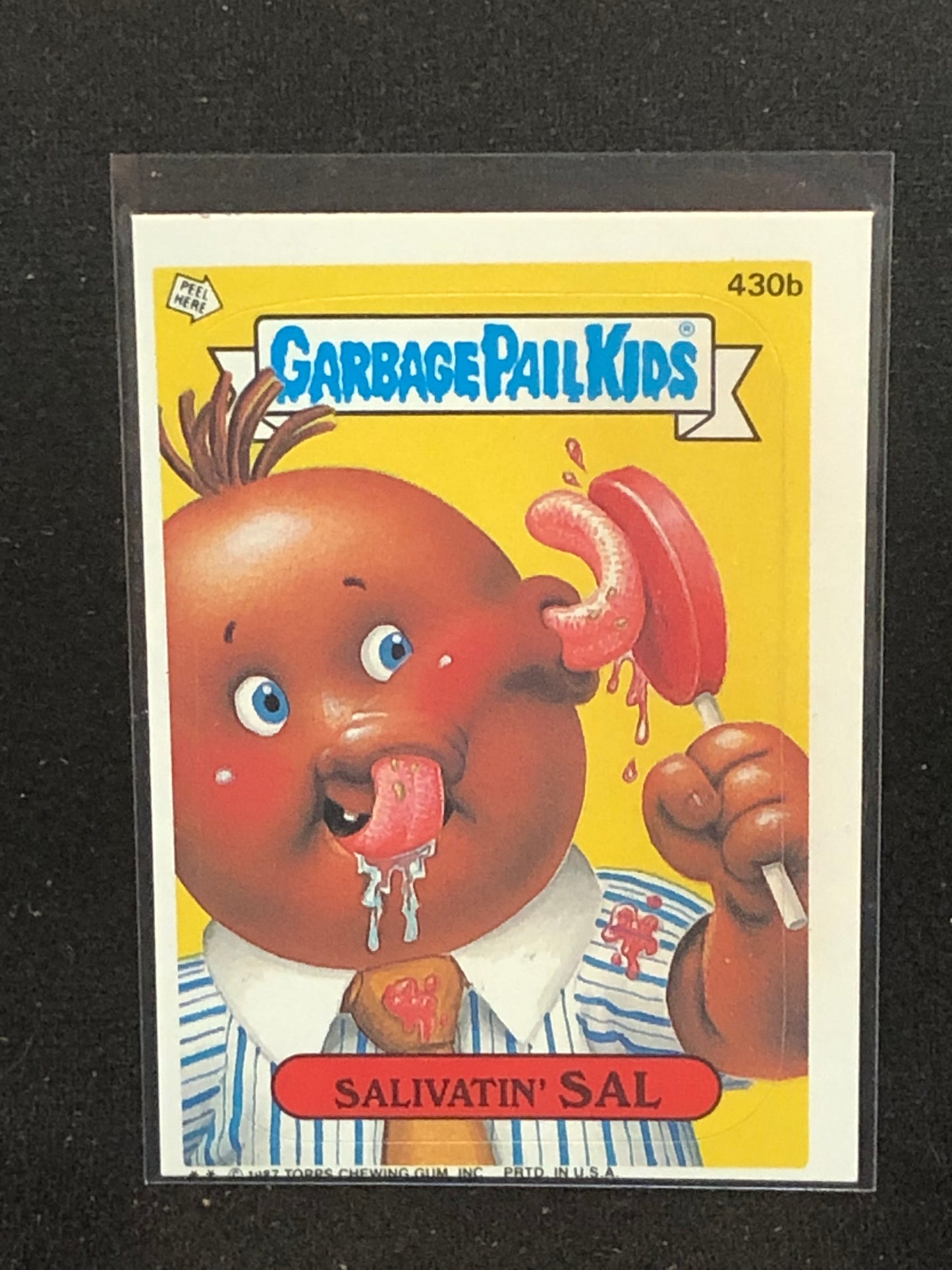 Garbage Pail Kids Original Series 11 (os11) 430b Salivatin Sal